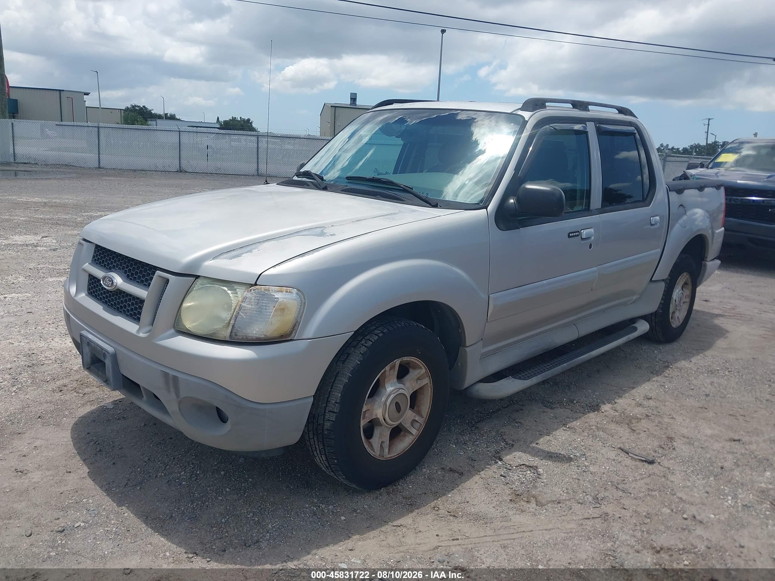 2003 Ford Explorer Sport Trac Xls/xlt Silver vin: 1FMDU67E13UB90510