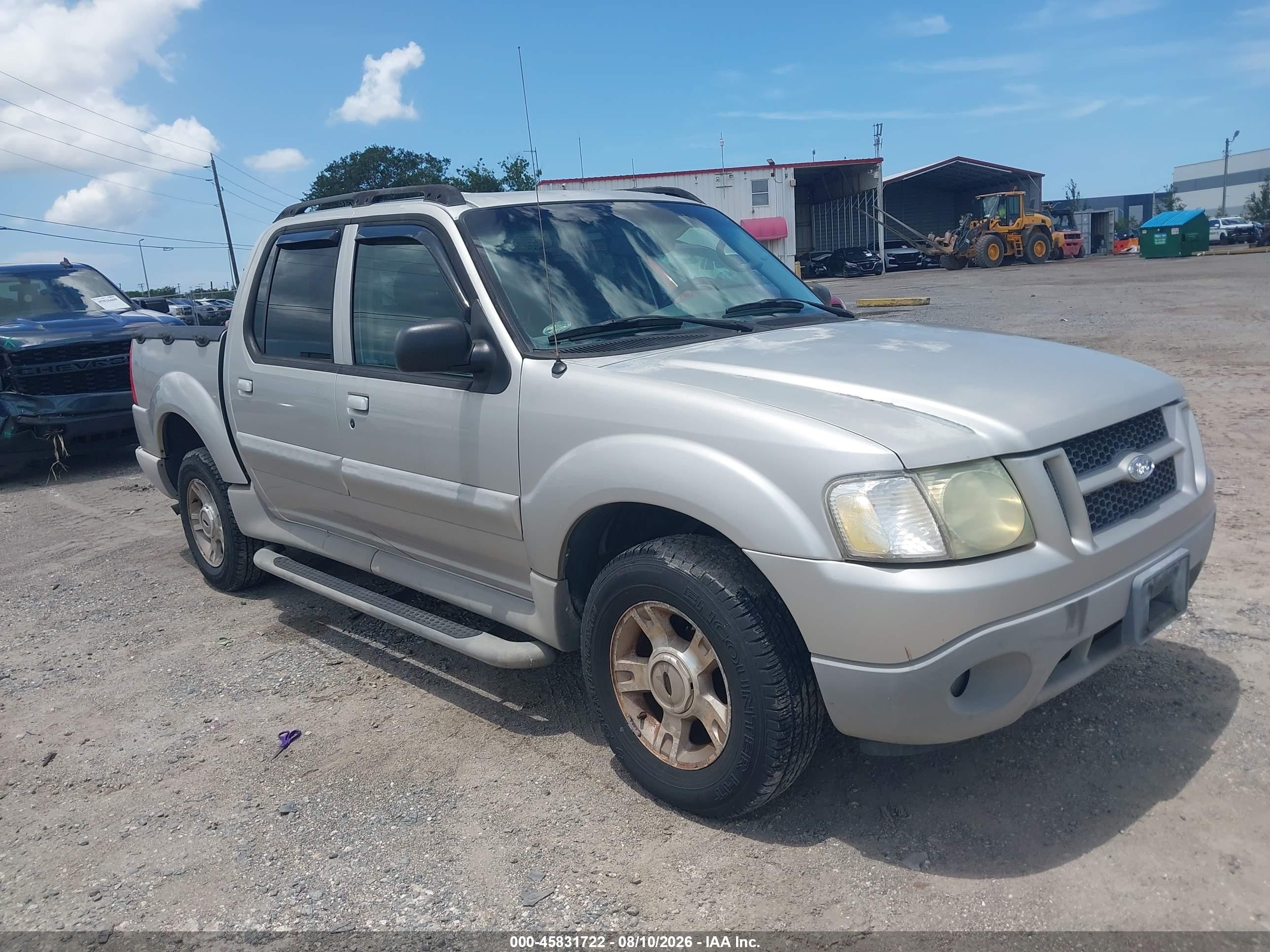 2003 Ford Explorer Sport Trac Xls/xlt Silver vin: 1FMDU67E13UB90510