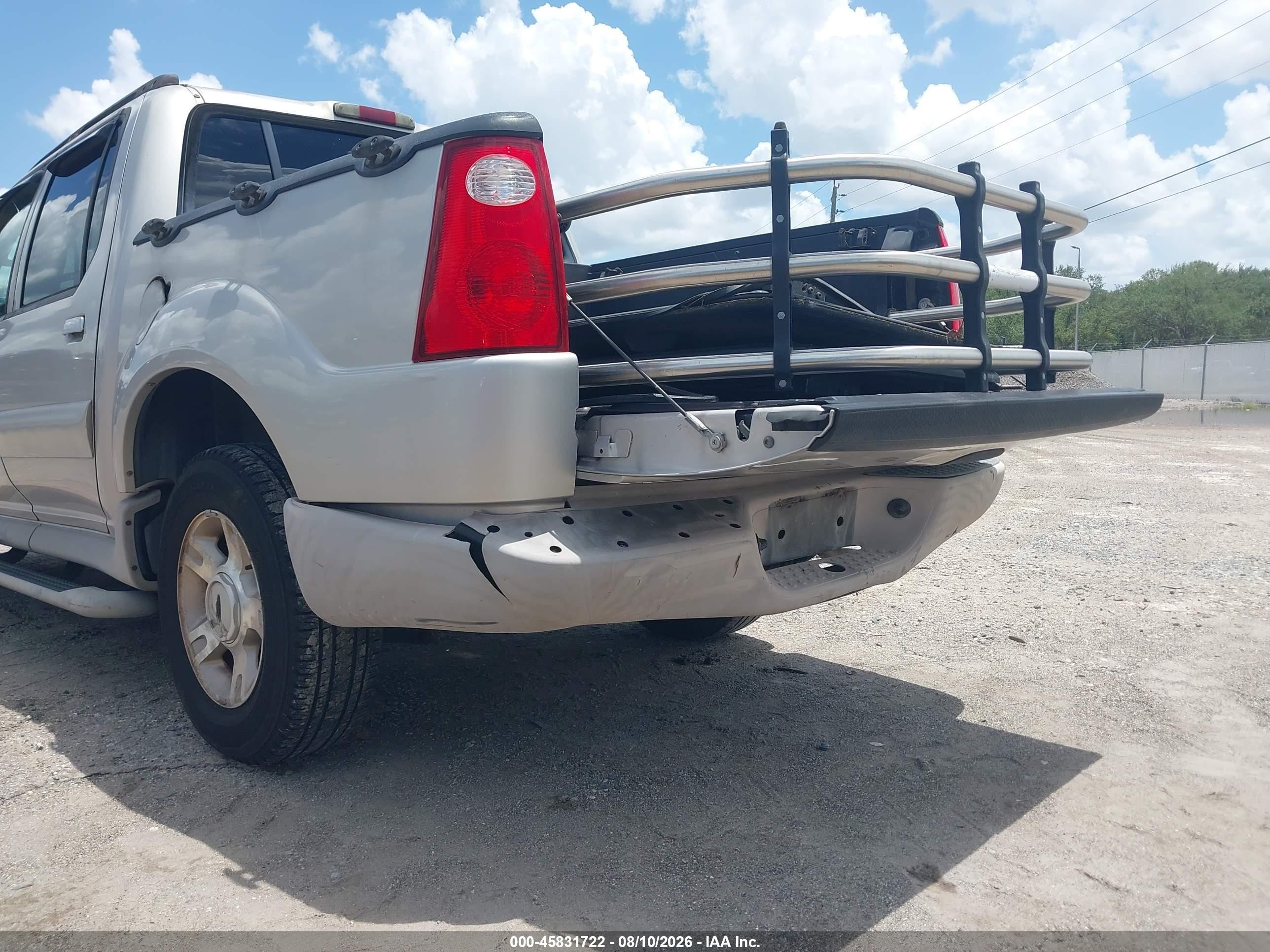 2003 Ford Explorer Sport Trac Xls/xlt Silver vin: 1FMDU67E13UB90510