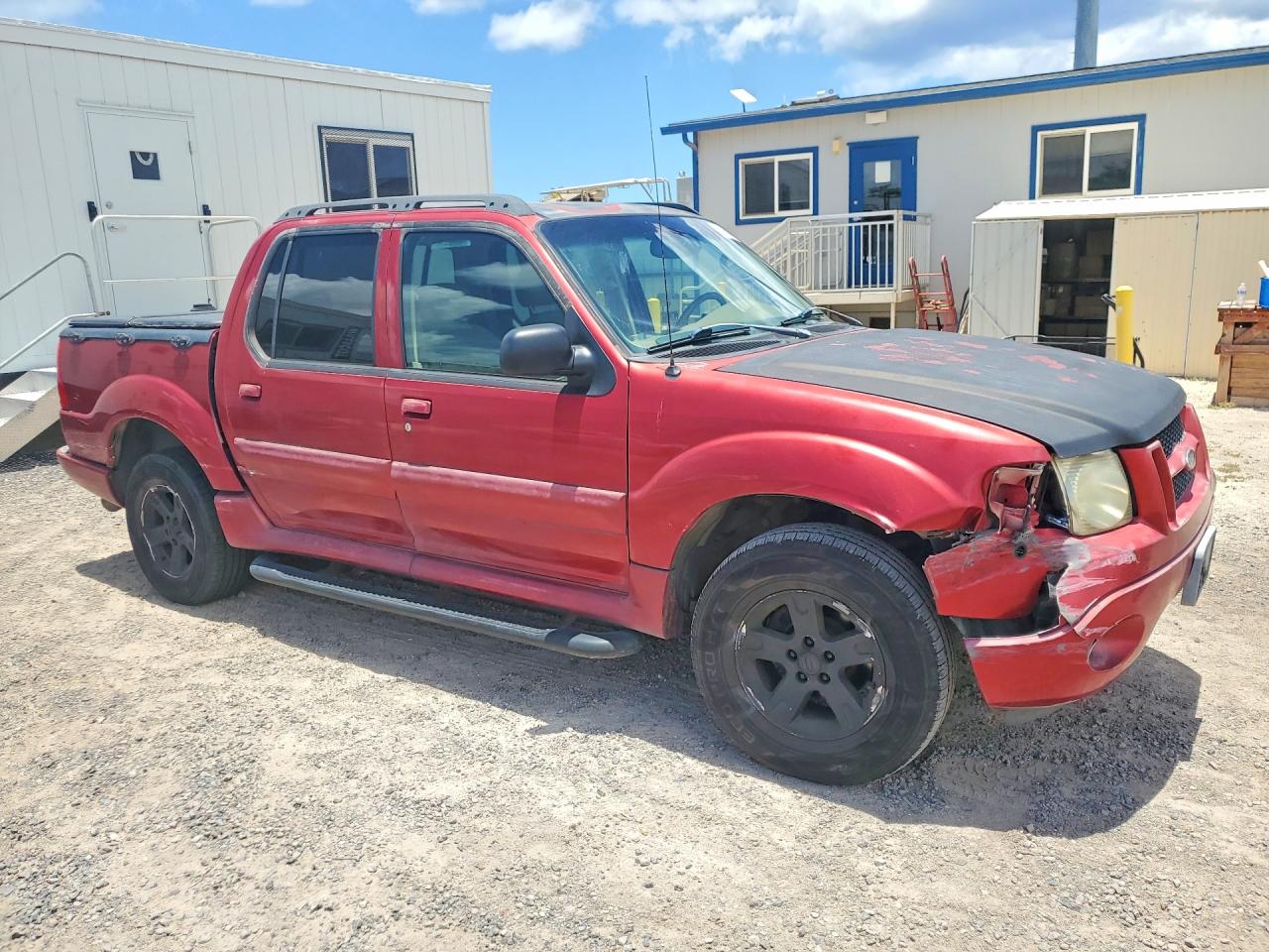 2005 Ford Explorer Sport Trac Red vin: 1FMDU67K05UA12886