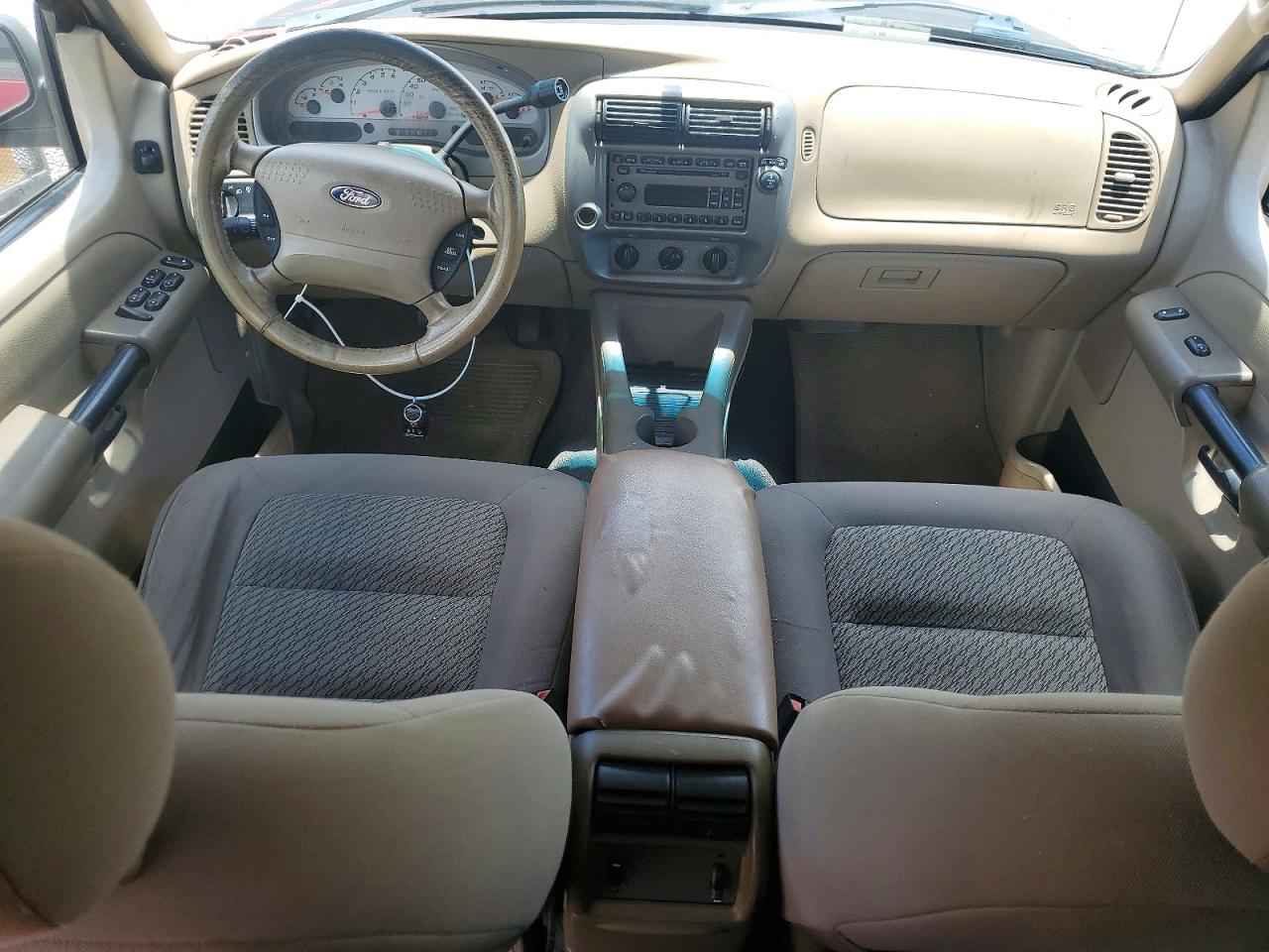 2005 Ford Explorer Sport Trac Red vin: 1FMDU67K05UA12886