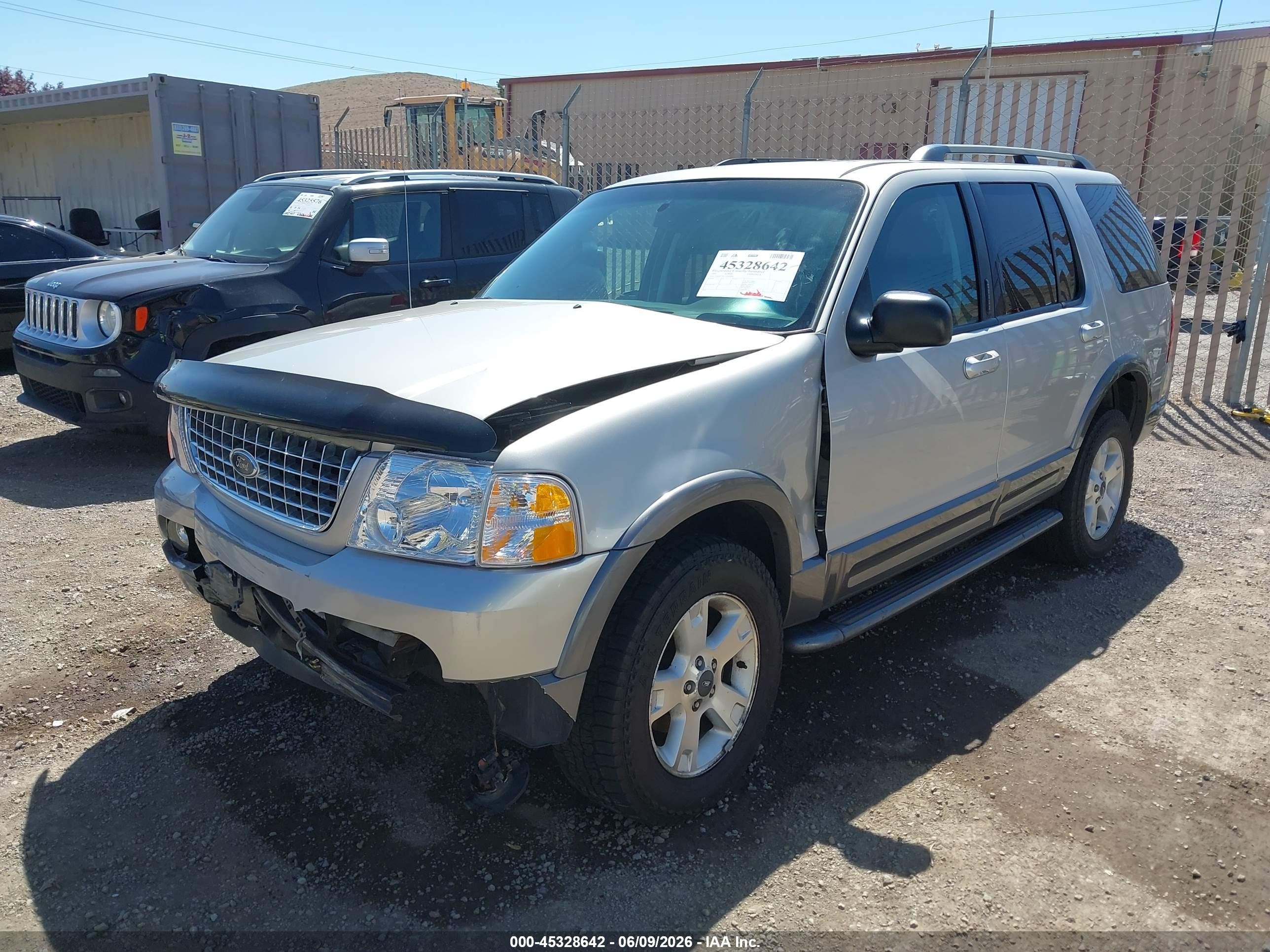 2003 Ford Explorer Xlt/xlt Sport/nbx Silver vin: 1FMDU73E13ZB05406