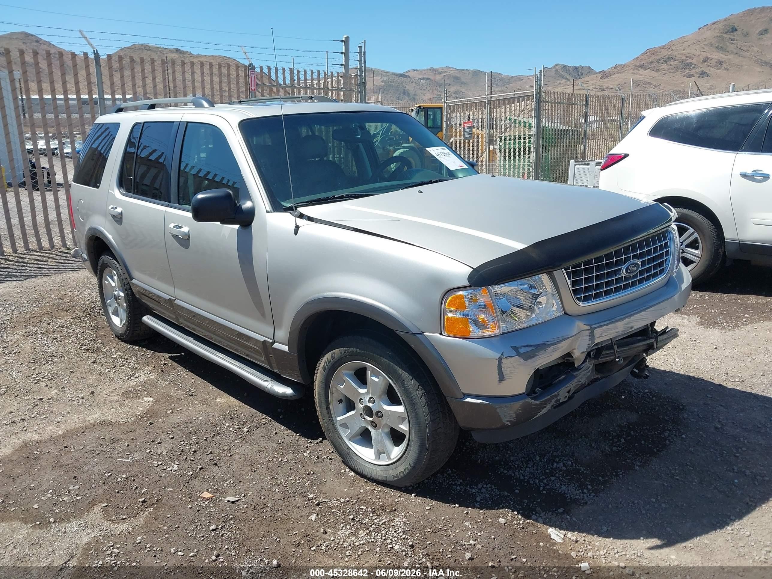 2003 Ford Explorer Xlt/xlt Sport/nbx Silver vin: 1FMDU73E13ZB05406