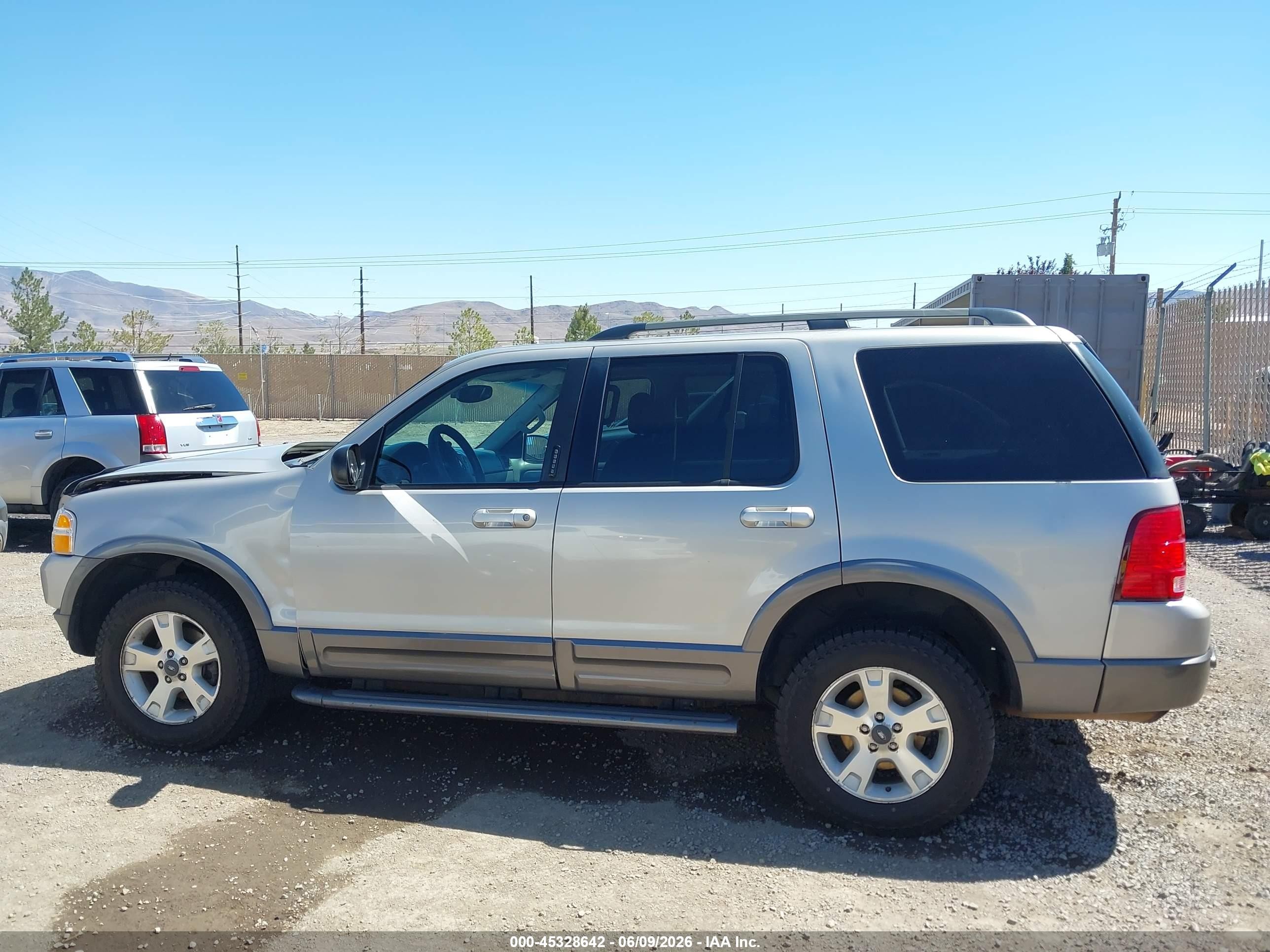 2003 Ford Explorer Xlt/xlt Sport/nbx Silver vin: 1FMDU73E13ZB05406