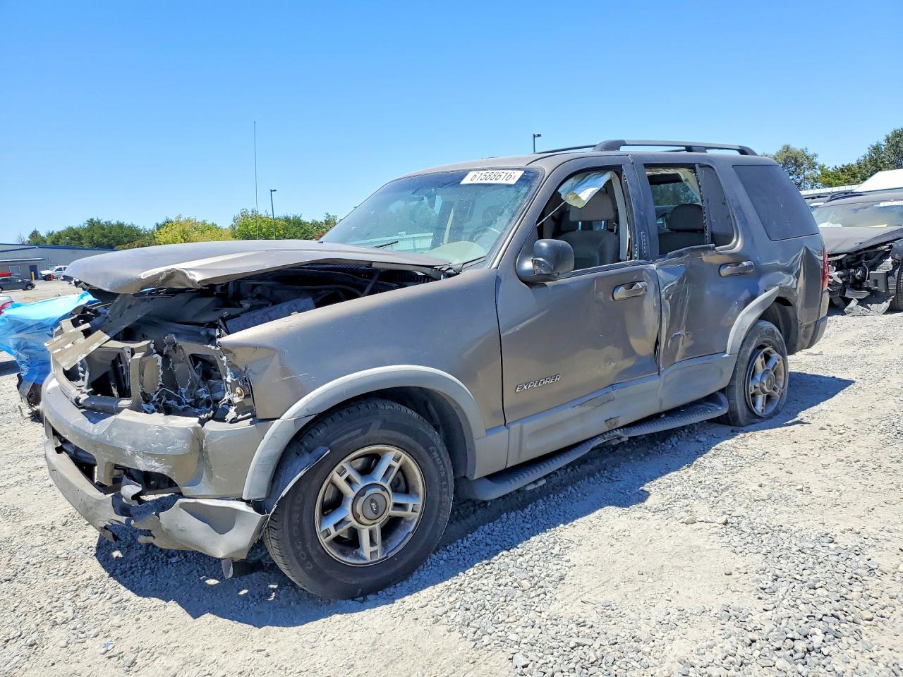 2002 Ford Explorer Xlt Gray vin: 1FMDU73E82UC36506