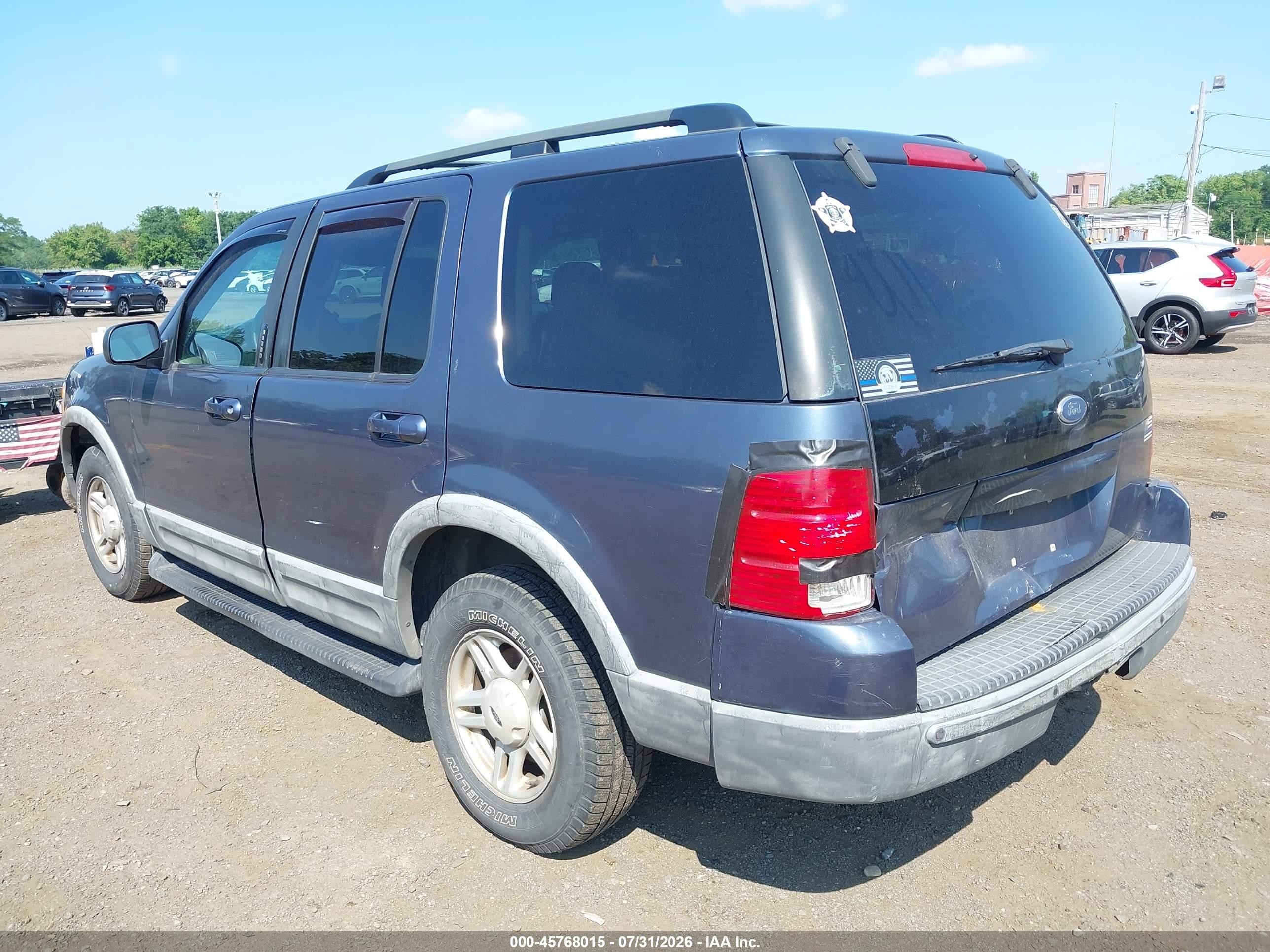 2002 Ford Explorer Xlt Dark Blue vin: 1FMDU73E92UC48311