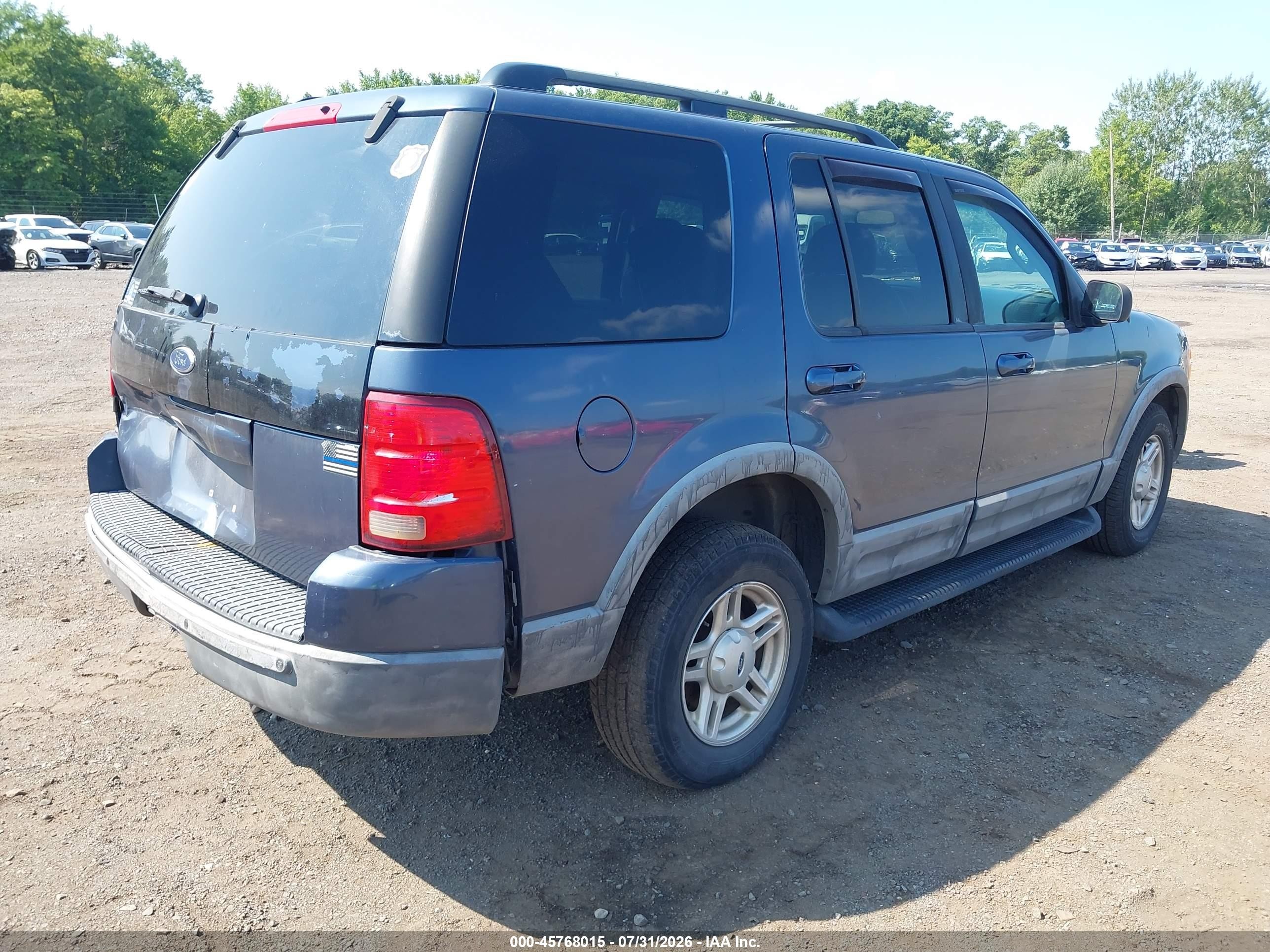 2002 Ford Explorer Xlt Dark Blue vin: 1FMDU73E92UC48311