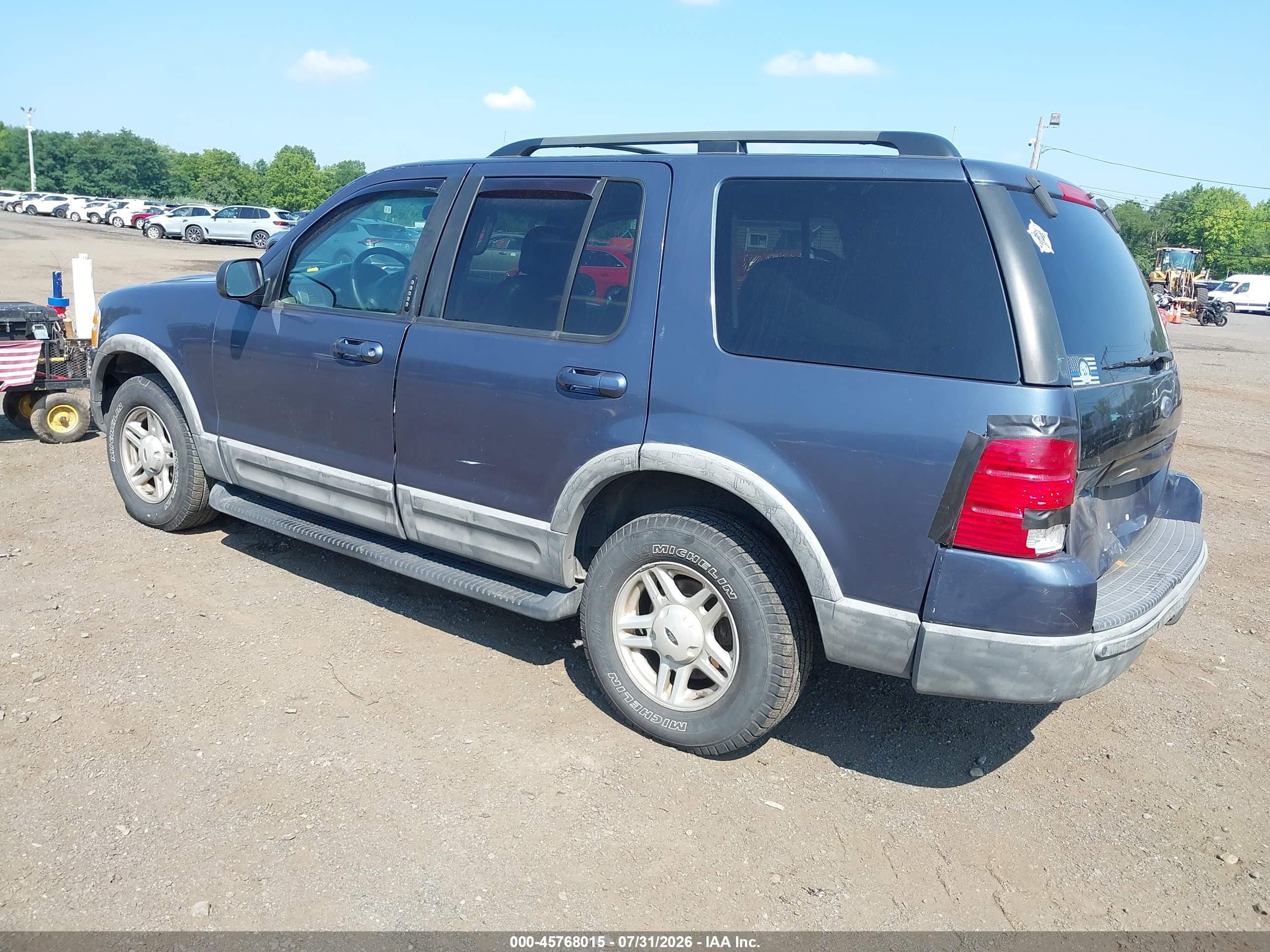 2002 Ford Explorer Xlt Dark Blue vin: 1FMDU73E92UC48311