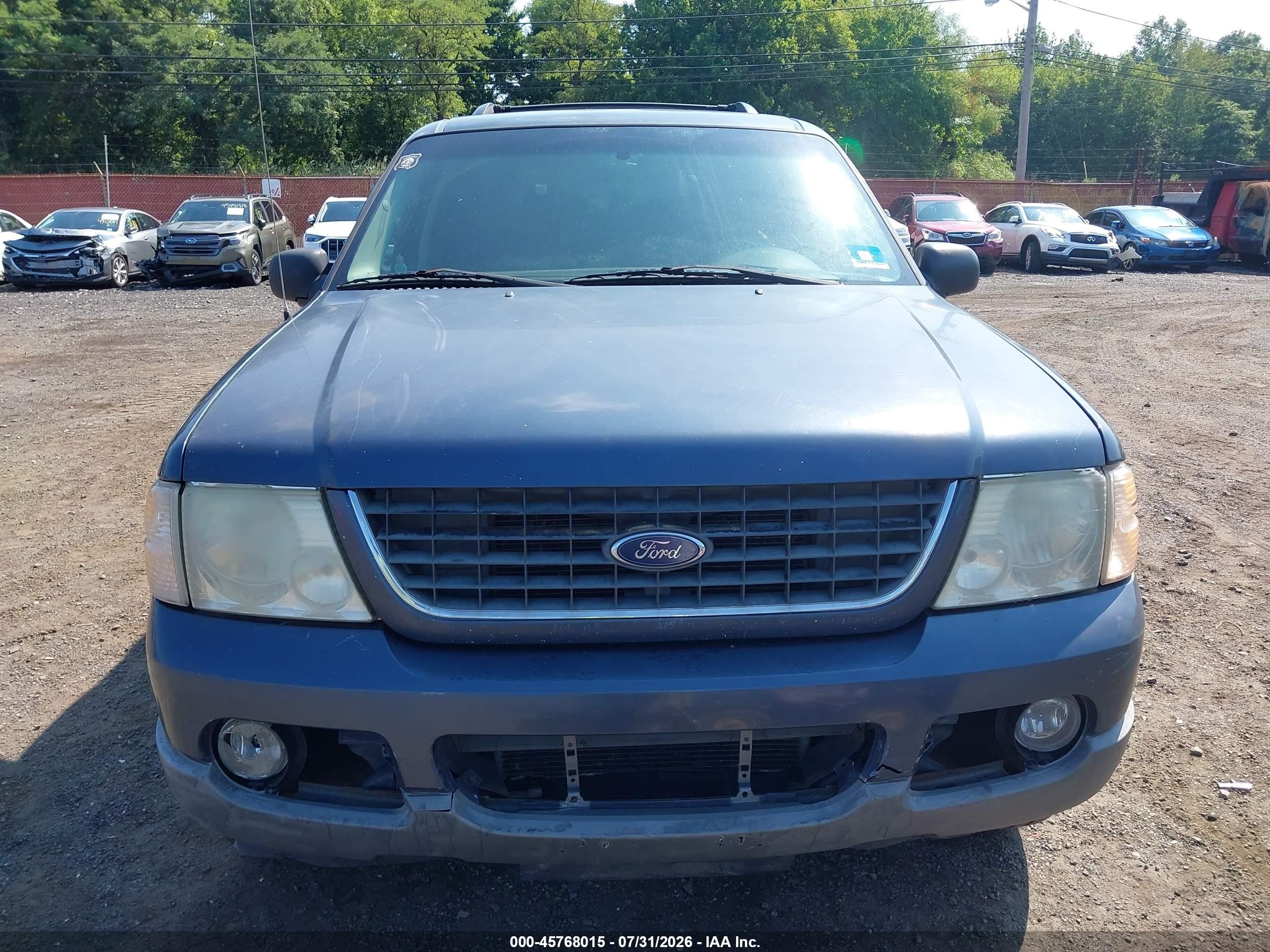 2002 Ford Explorer Xlt Dark Blue vin: 1FMDU73E92UC48311