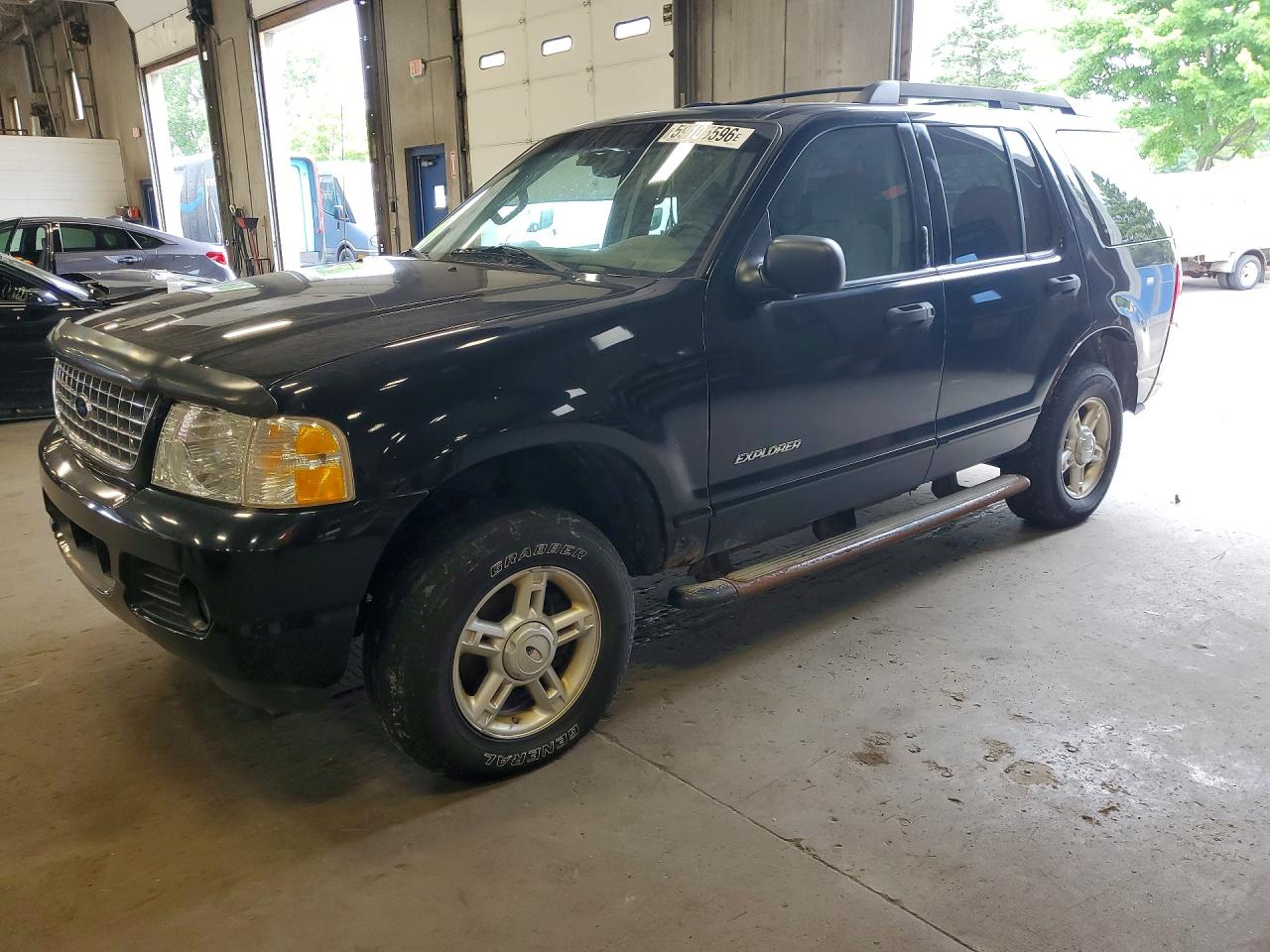 2005 Ford Explorer Xlt Black vin: 1FMDU73K05ZA45949