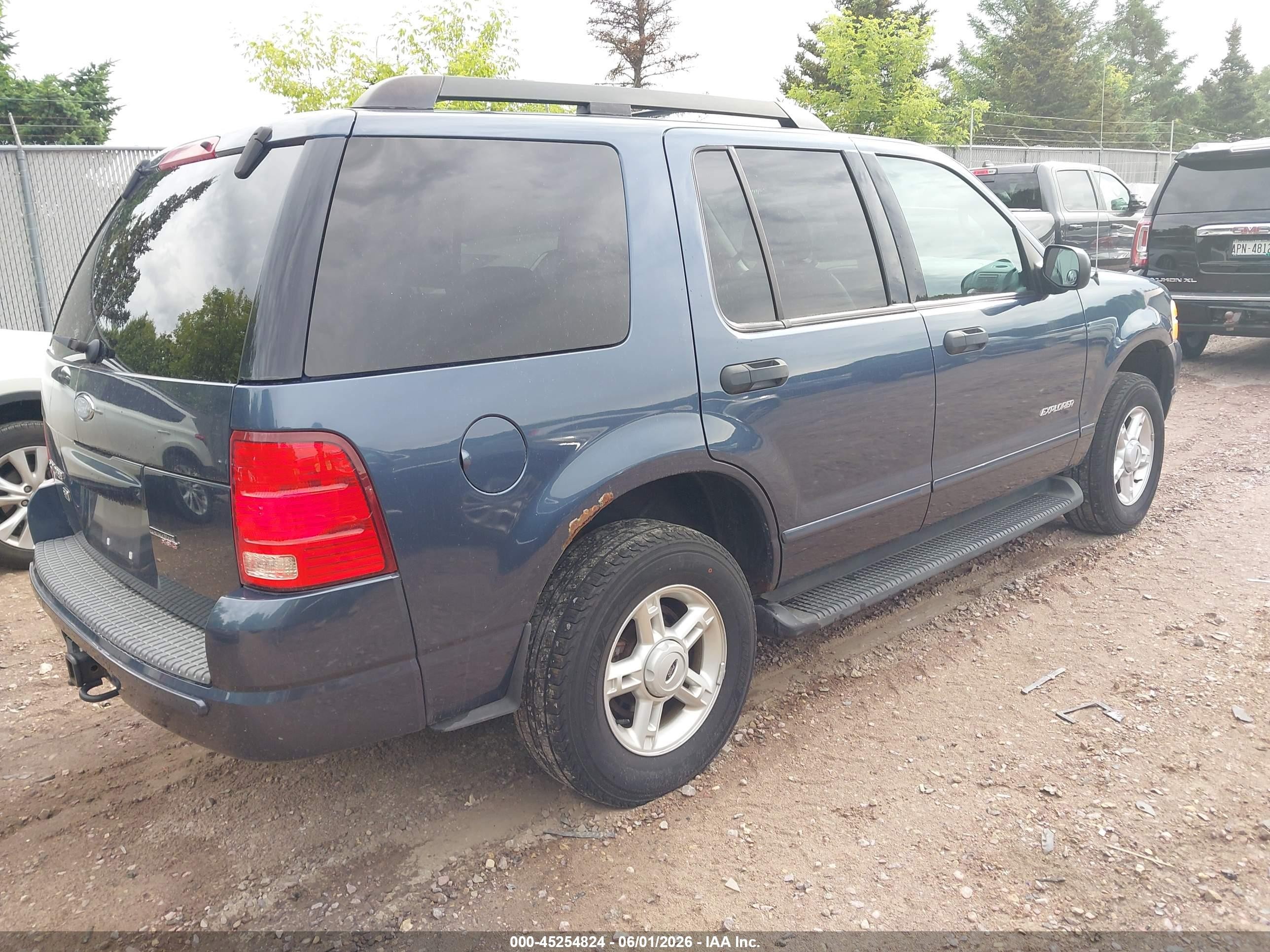 2005 Ford Explorer Xlt/xlt Sport Blue vin: 1FMDU73K25ZA32460
