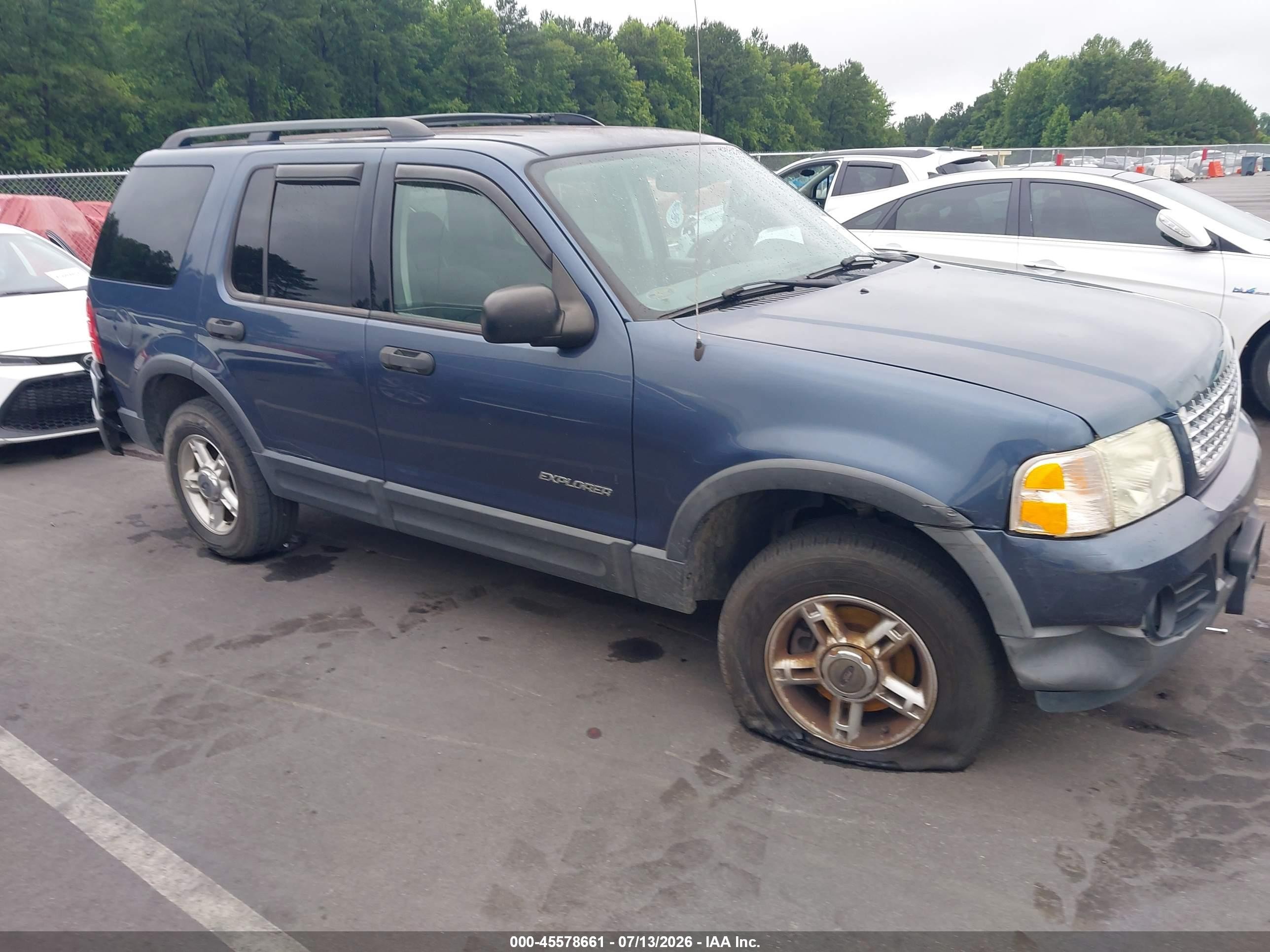 2003 Ford Explorer   Blue vin: 1FMDU73K33UC28997