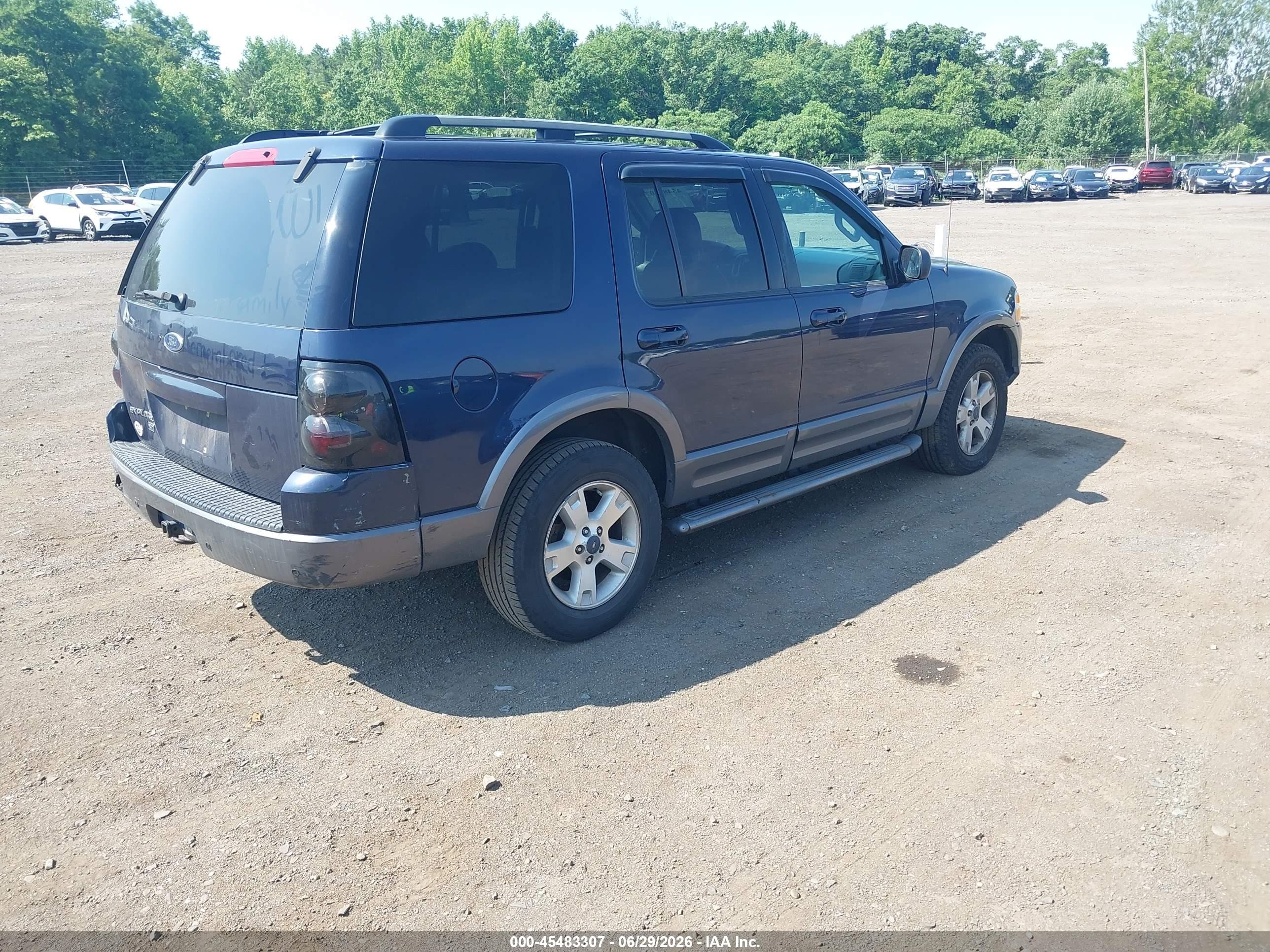 2003 Ford Explorer Nbx/xlt Dark Blue vin: 1FMDU73K53ZA98370
