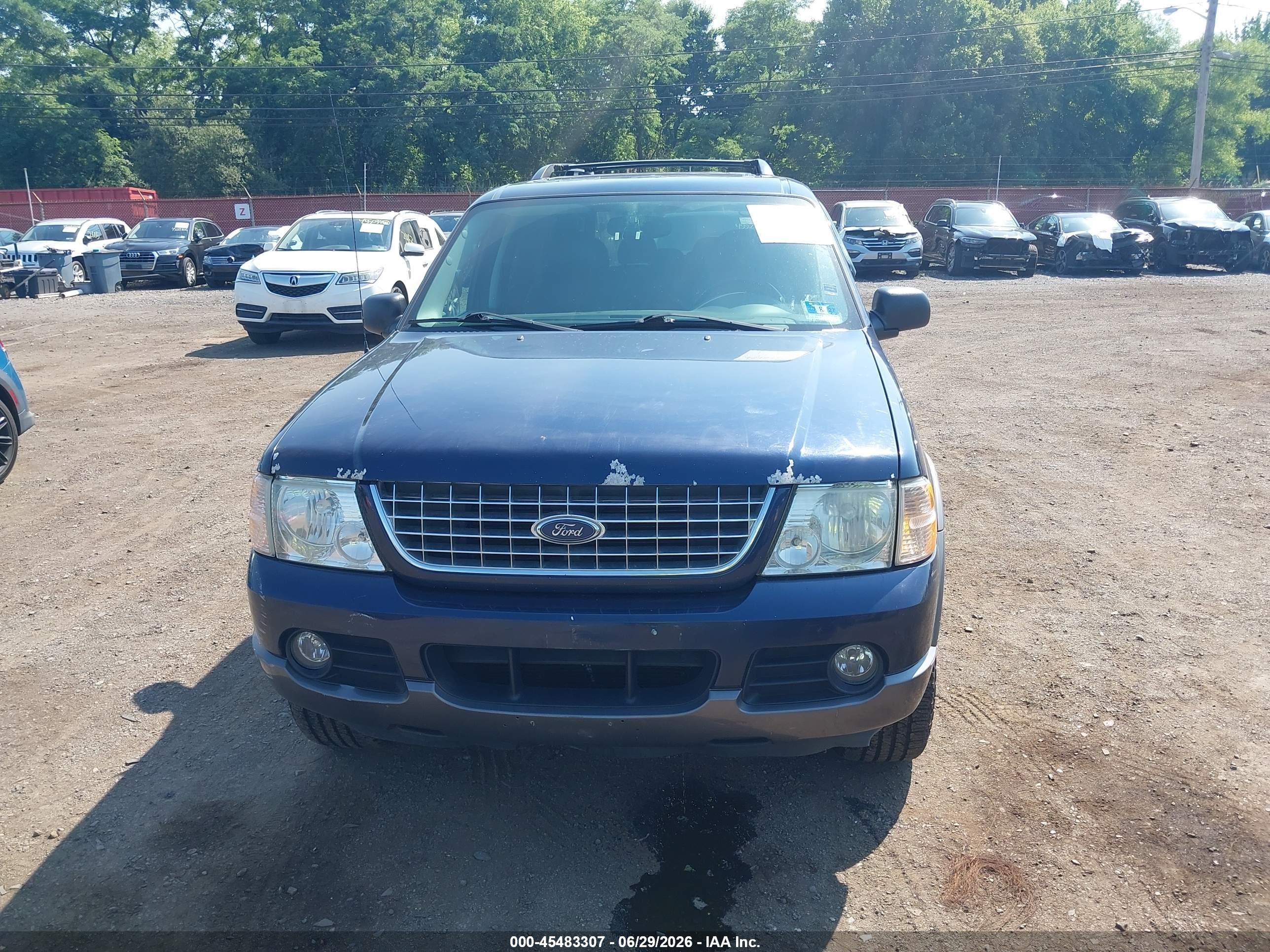 2003 Ford Explorer Nbx/xlt Dark Blue vin: 1FMDU73K53ZA98370