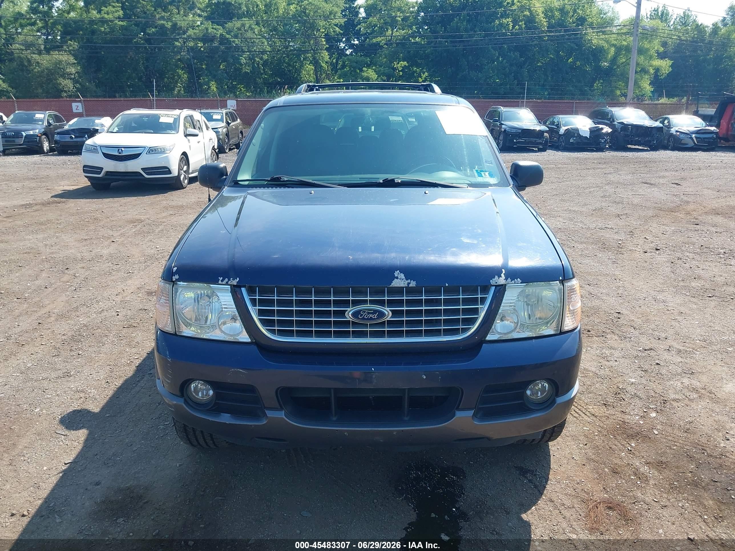 2003 Ford Explorer Nbx/xlt Dark Blue vin: 1FMDU73K53ZA98370