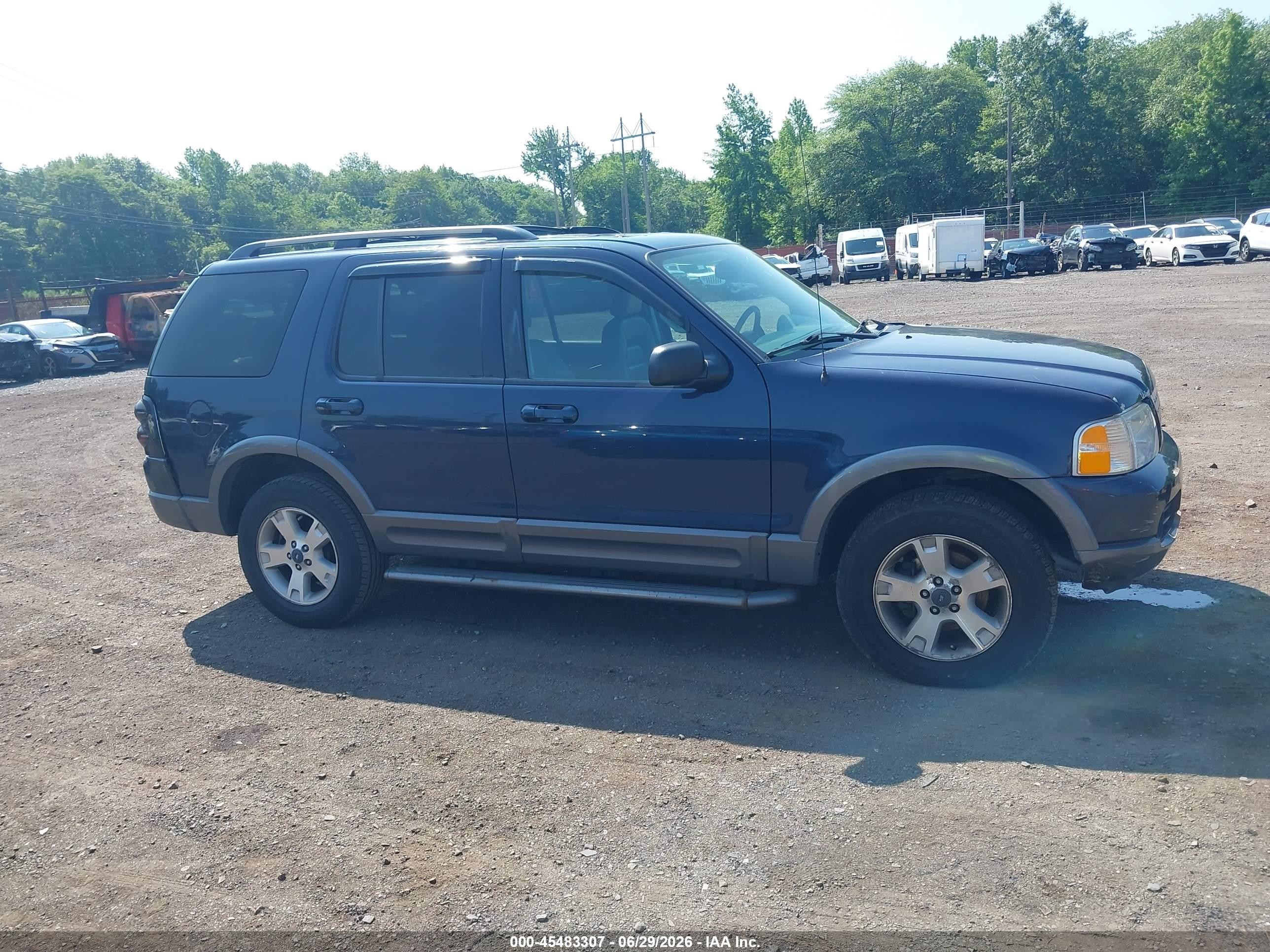 2003 Ford Explorer Nbx/xlt Dark Blue vin: 1FMDU73K53ZA98370