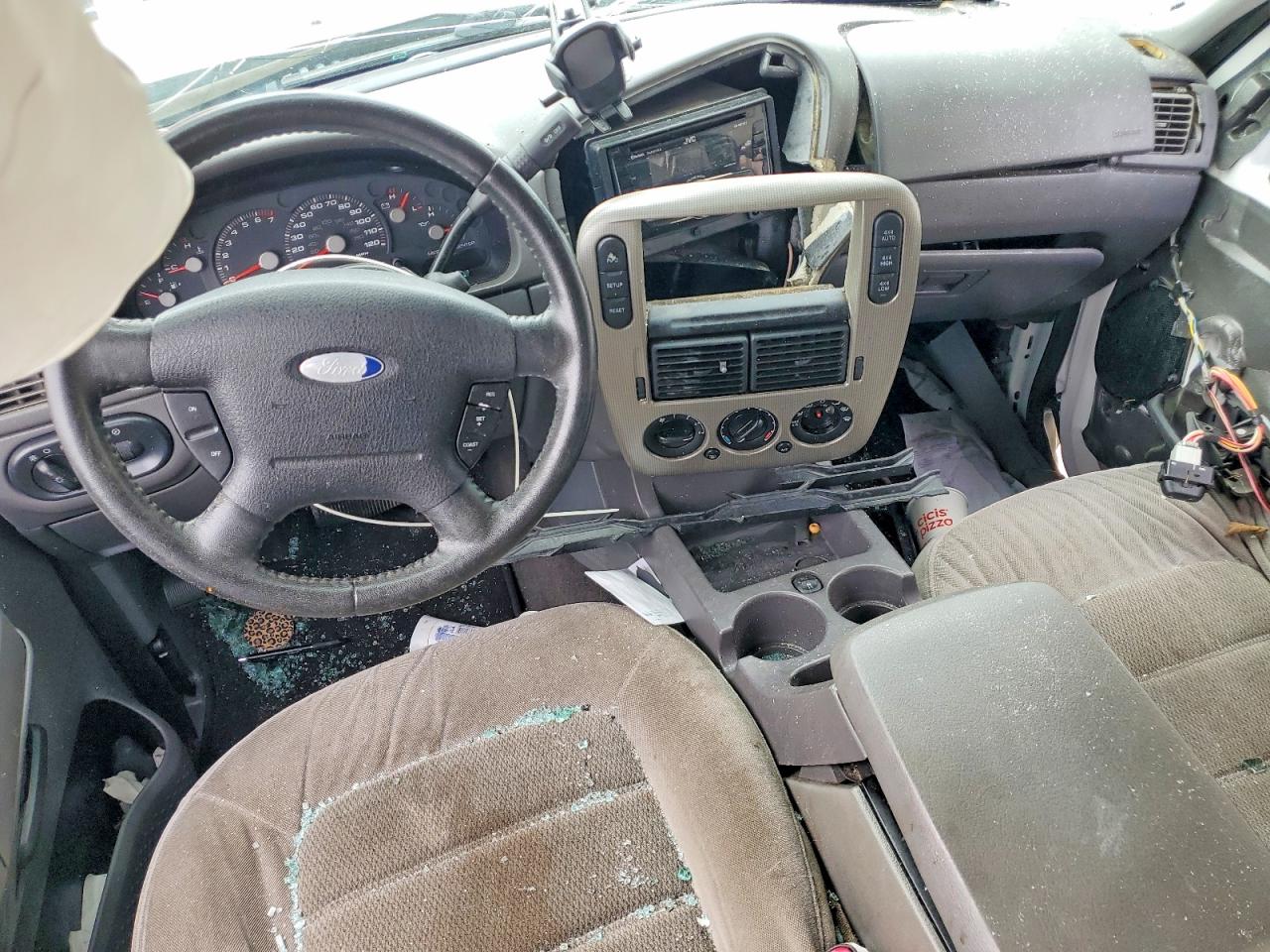 2005 Ford Explorer Xlt Белый vin: 1FMDU73K55UB70586