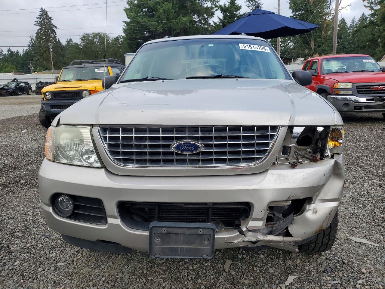 2005 Ford Explorer Xlt Gray vin: 1FMDU73K55ZA43257