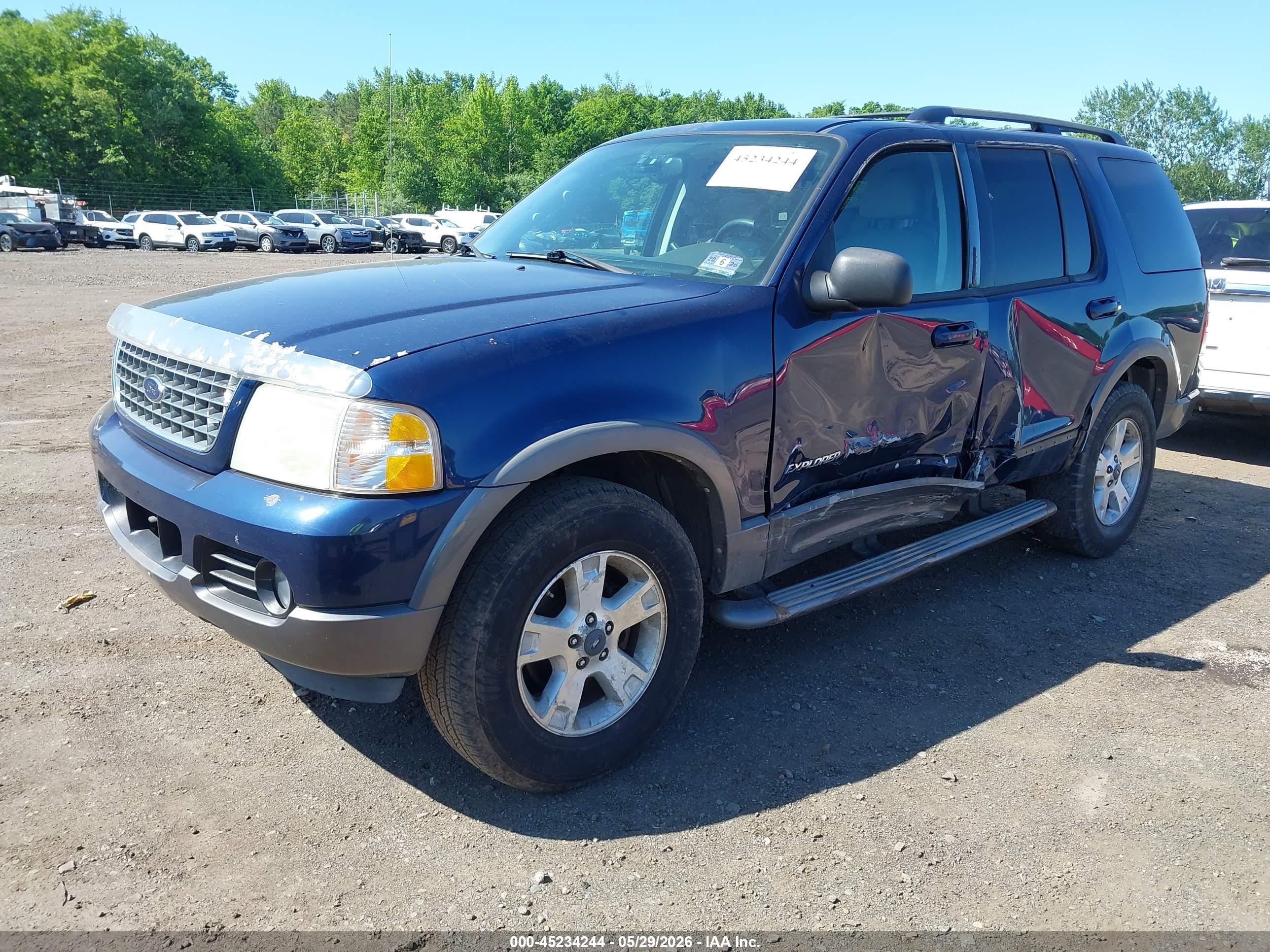 2004 Ford Explorer Nbx/xlt Blue vin: 1FMDU73KX4ZA75345