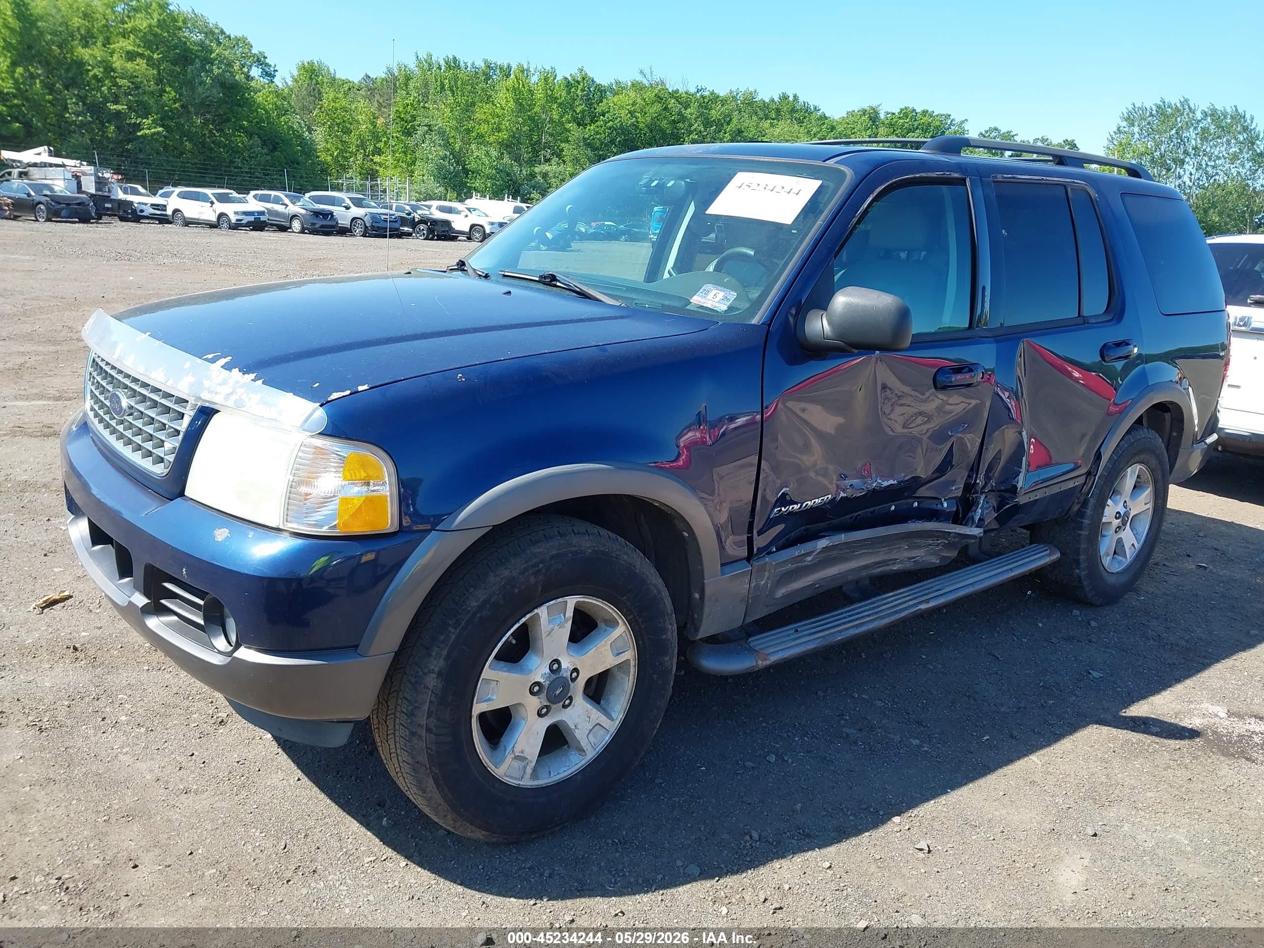 2004 Ford Explorer Nbx/xlt Blue vin: 1FMDU73KX4ZA75345