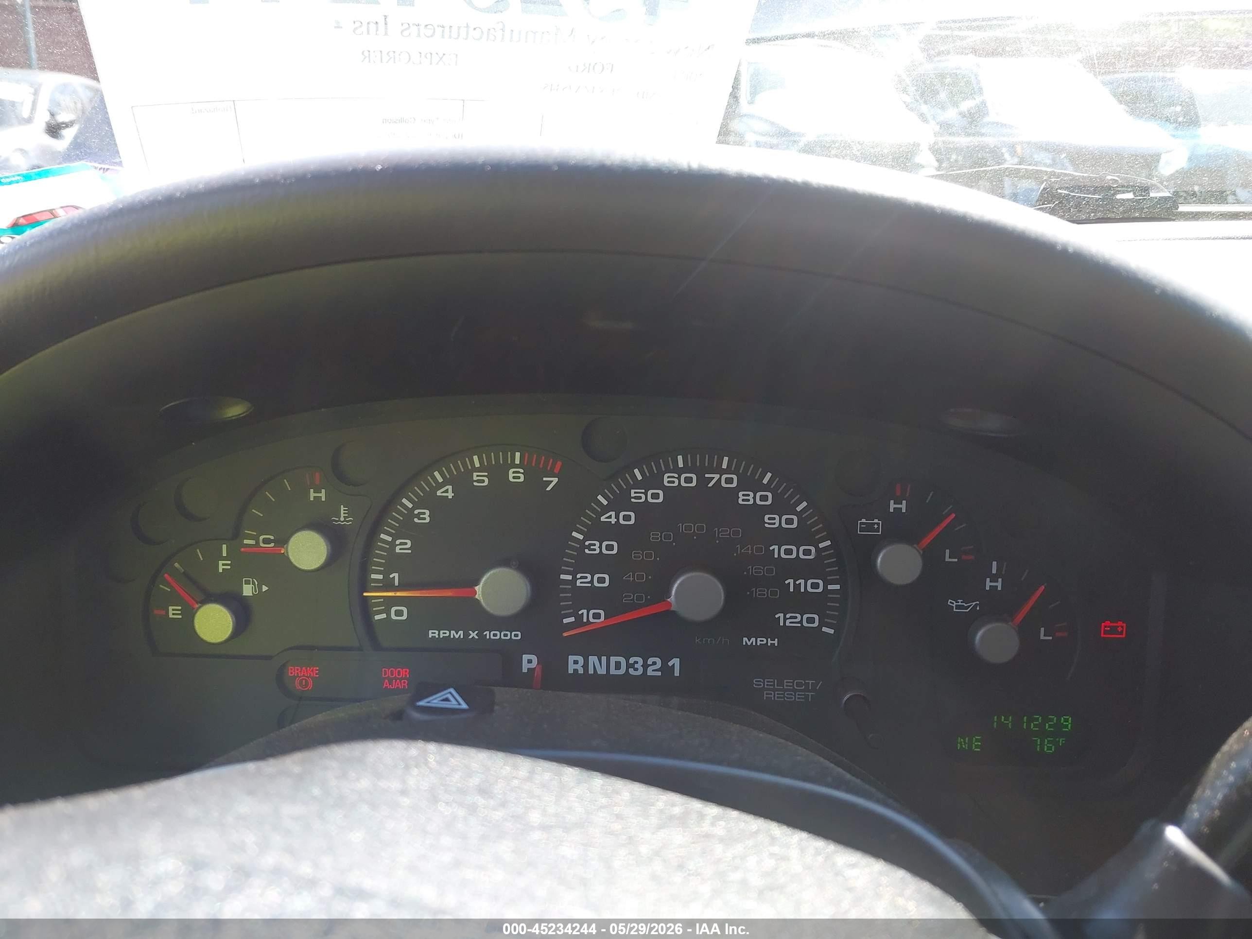 2004 Ford Explorer Nbx/xlt Blue vin: 1FMDU73KX4ZA75345