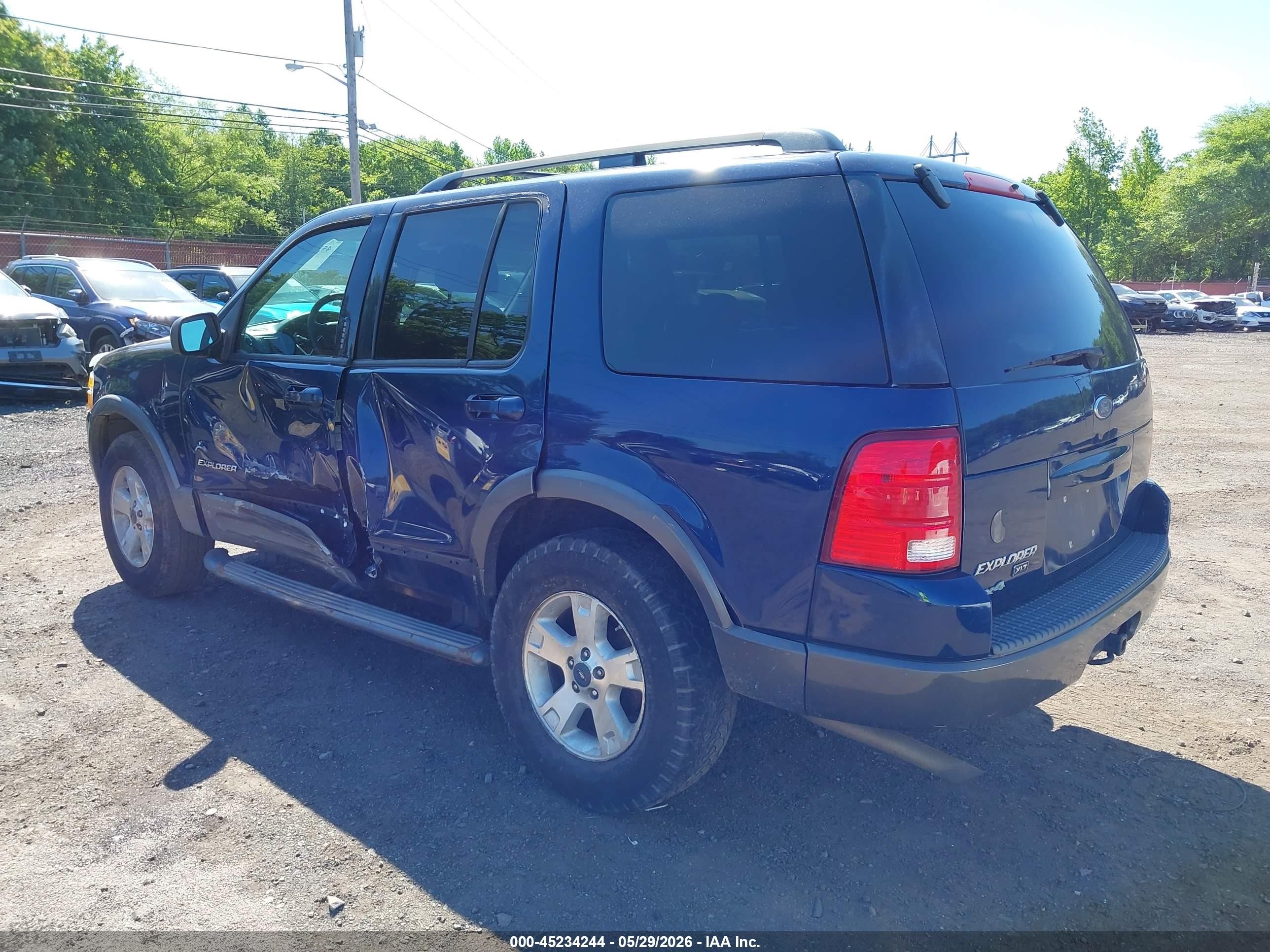 2004 Ford Explorer Nbx/xlt Blue vin: 1FMDU73KX4ZA75345