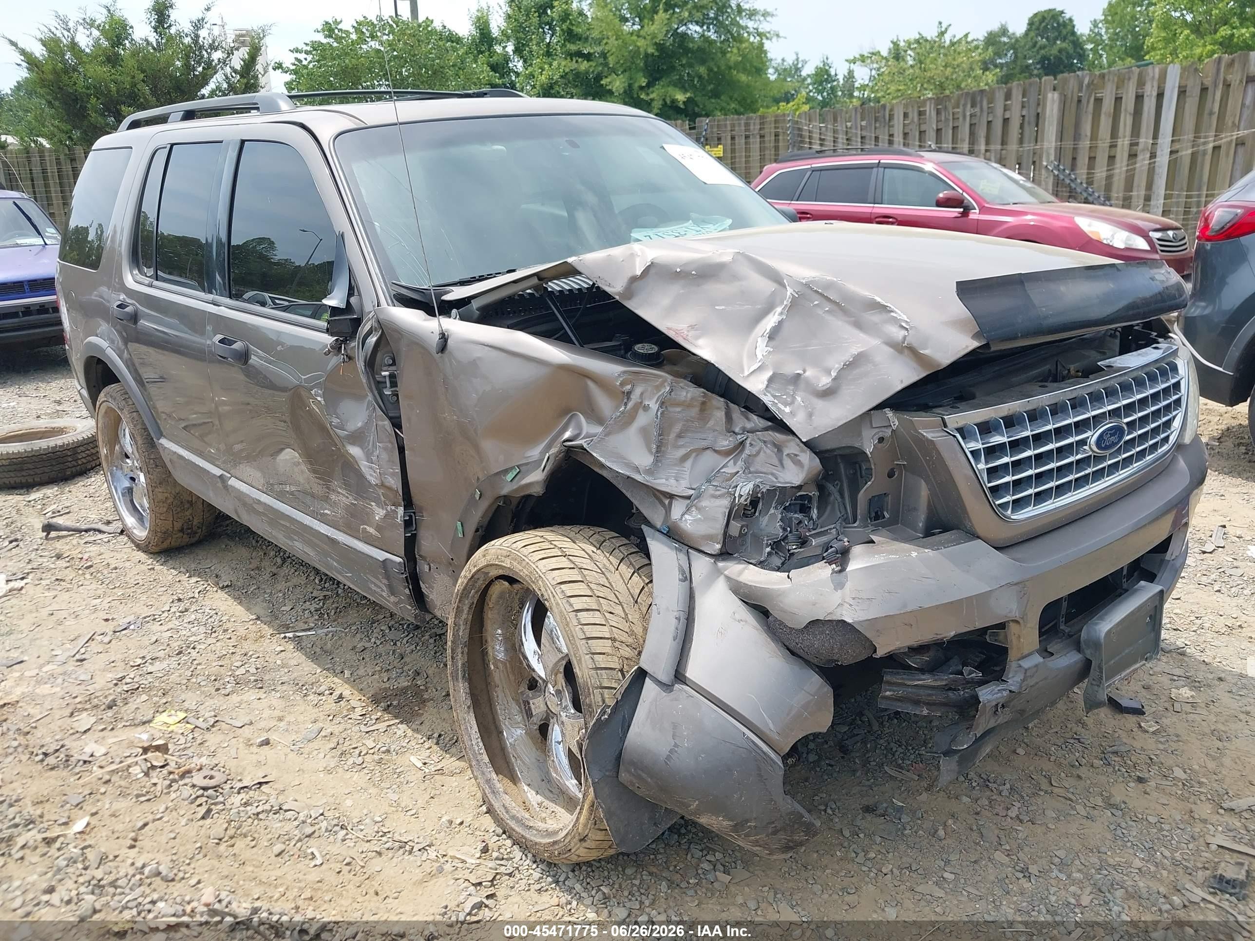 2003 Ford Explorer Nbx/xlt Gray vin: 1FMDU73W73UC29668