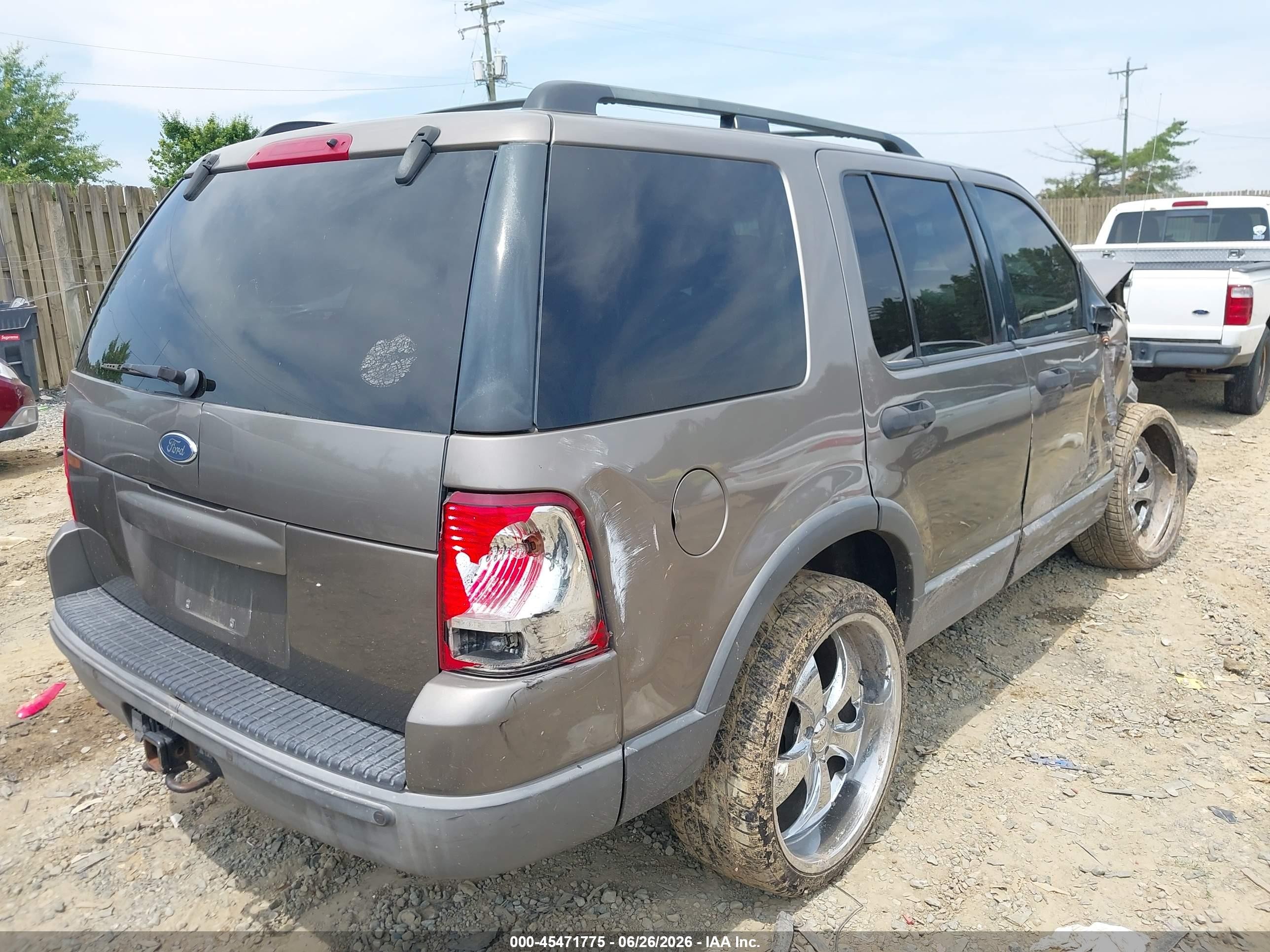 2003 Ford Explorer Nbx/xlt Gray vin: 1FMDU73W73UC29668