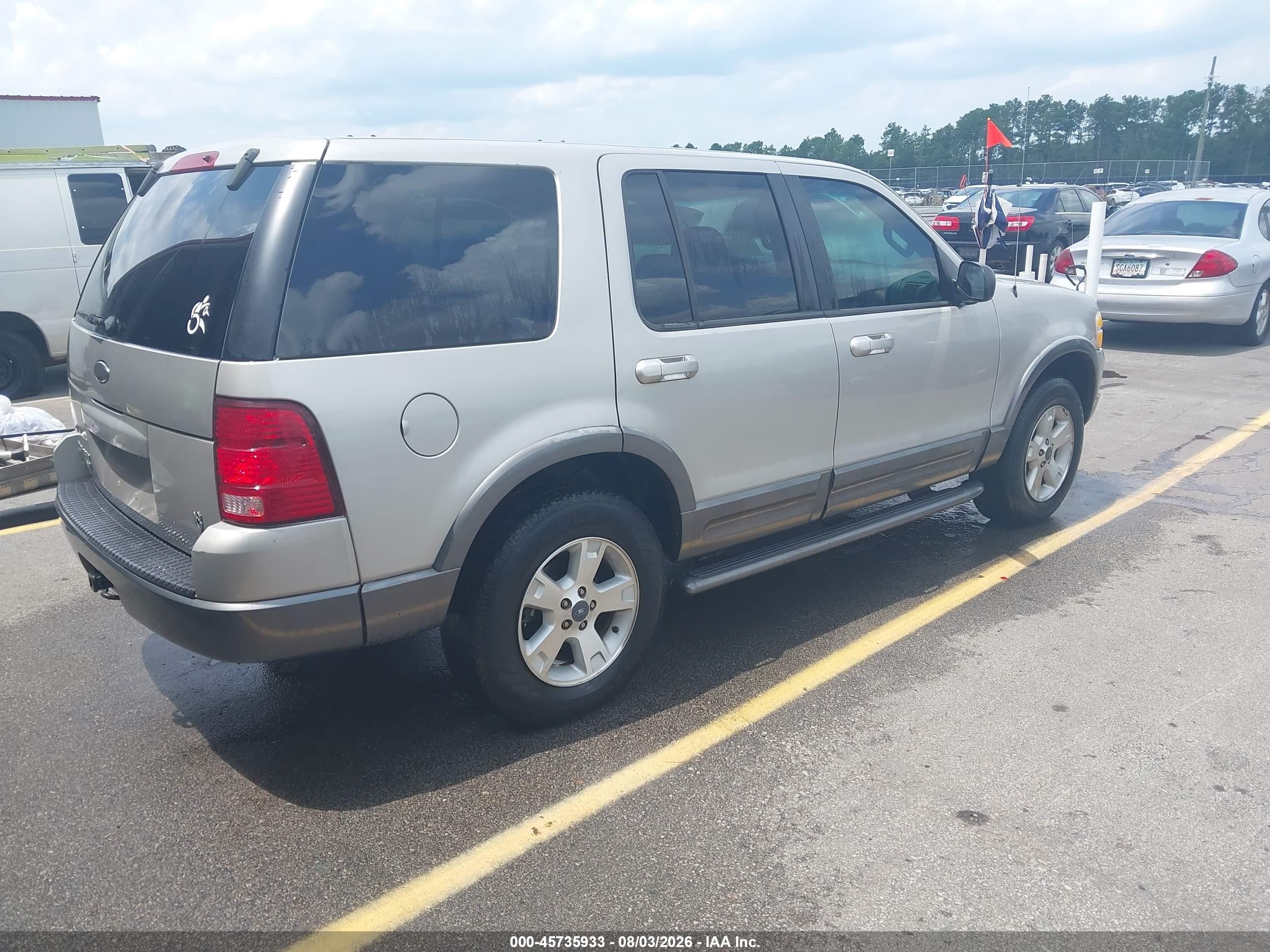 2003 Ford Explorer Nbx/xlt Silver vin: 1FMDU73W83ZA30406