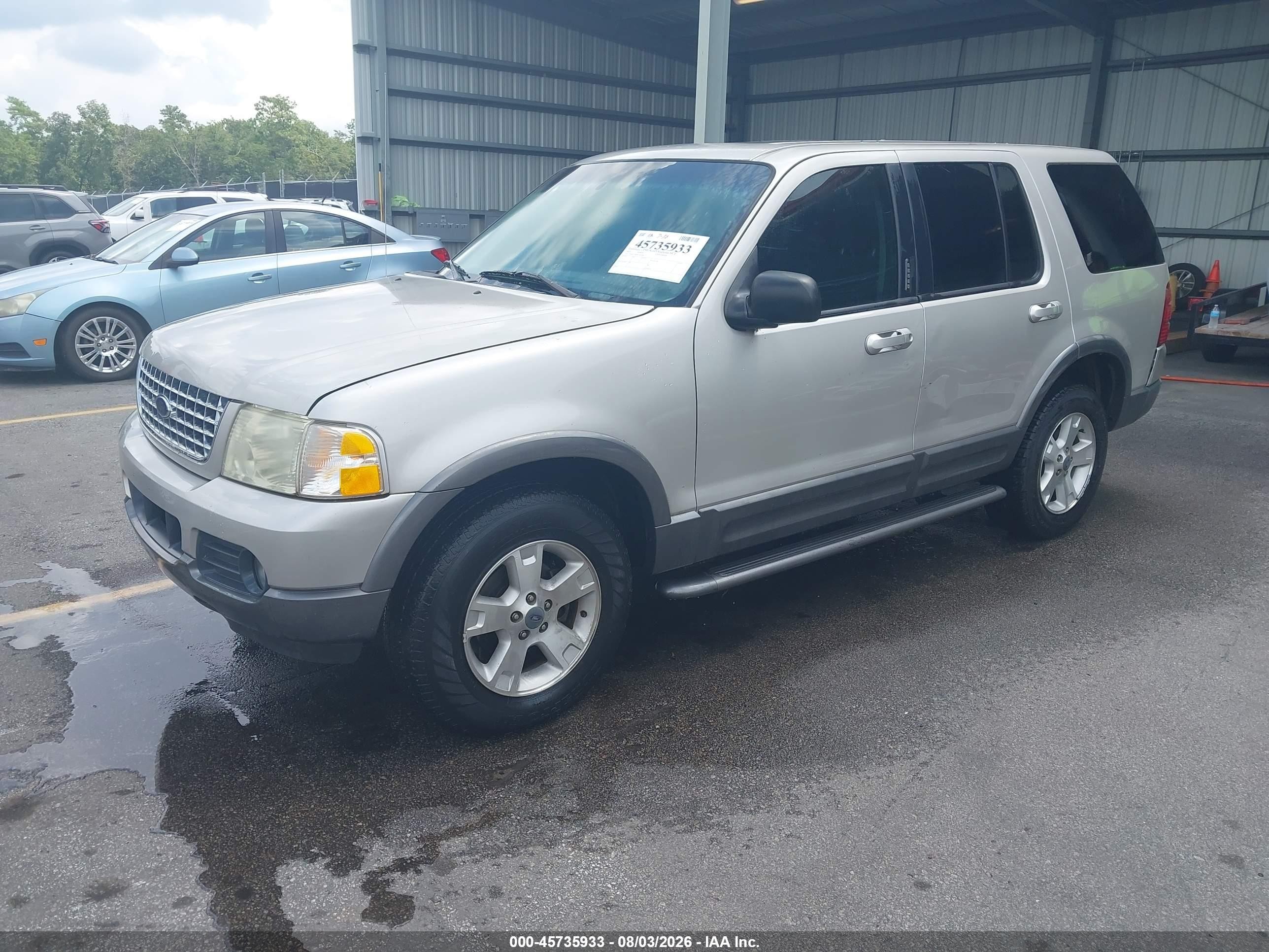 2003 Ford Explorer Nbx/xlt Silver vin: 1FMDU73W83ZA30406