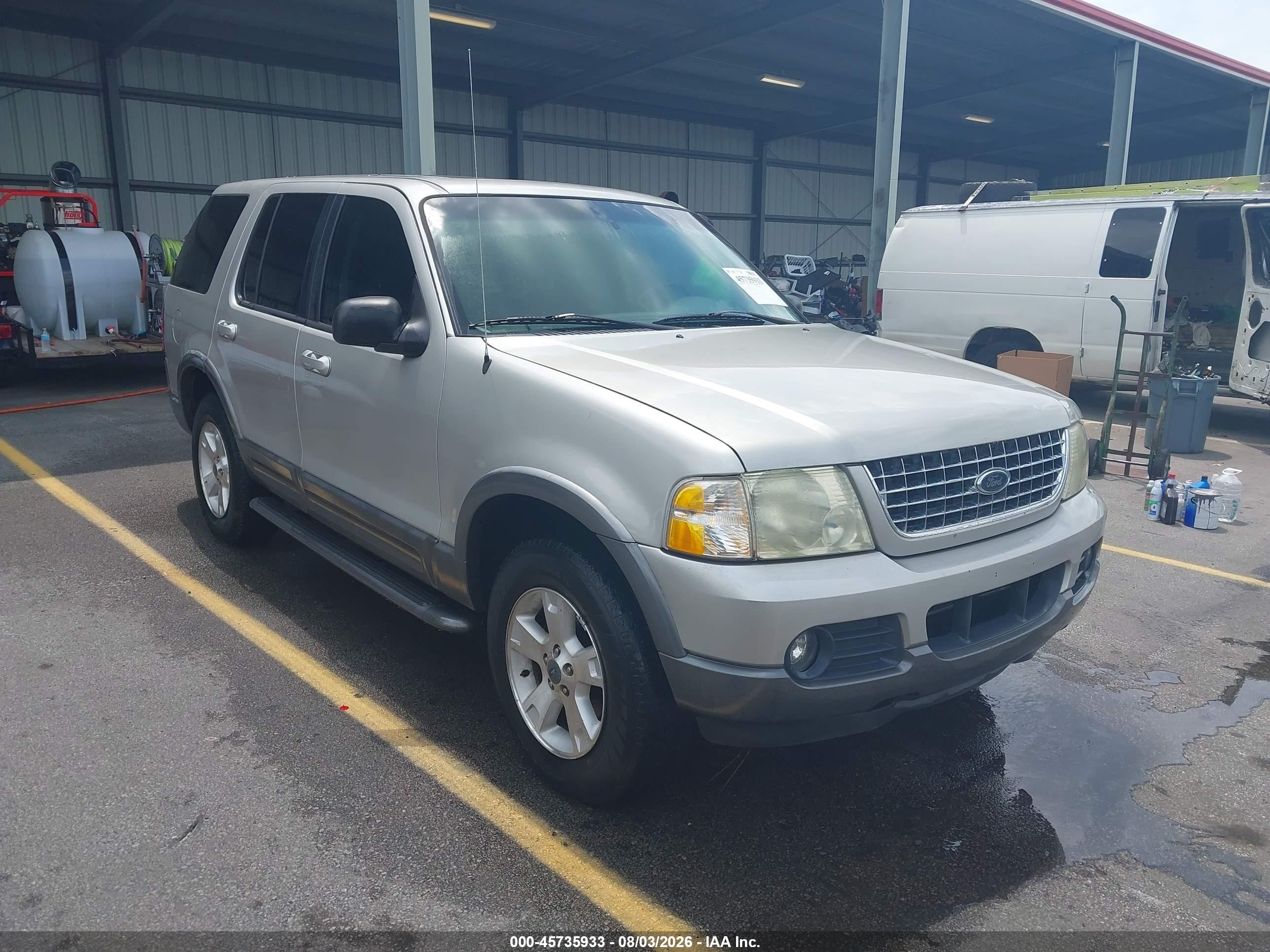 2003 Ford Explorer Nbx/xlt Silver vin: 1FMDU73W83ZA30406
