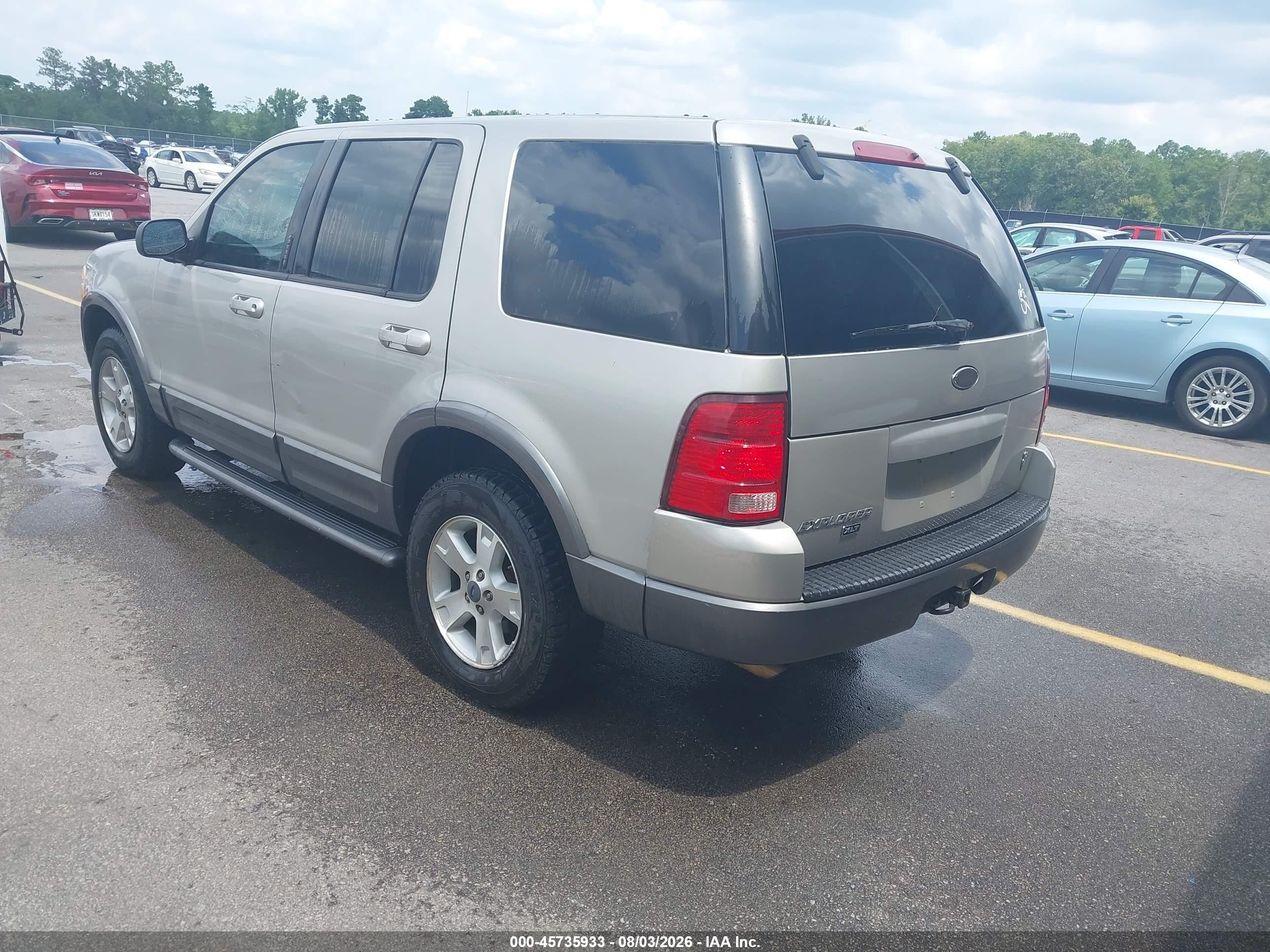 2003 Ford Explorer Nbx/xlt Silver vin: 1FMDU73W83ZA30406