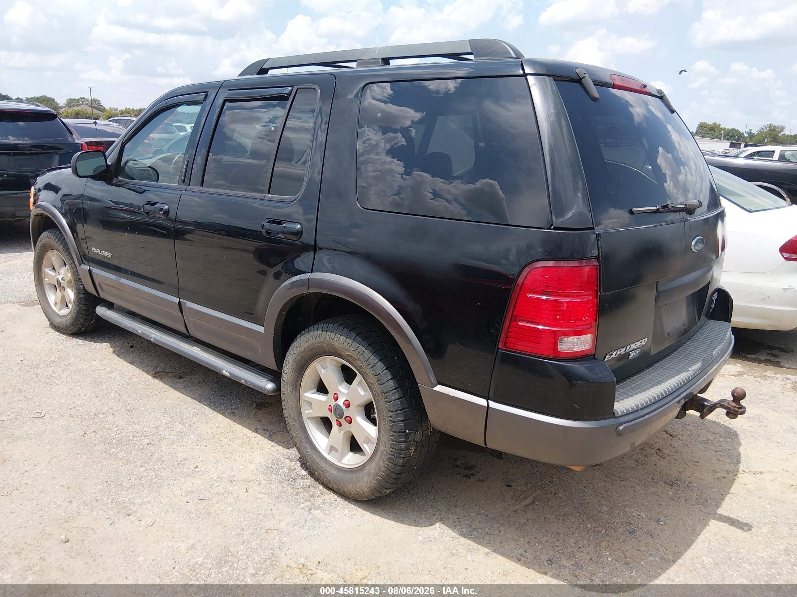 2005 Ford Explorer Xlt/xlt Sport Black vin: 1FMDU73W85UA51501