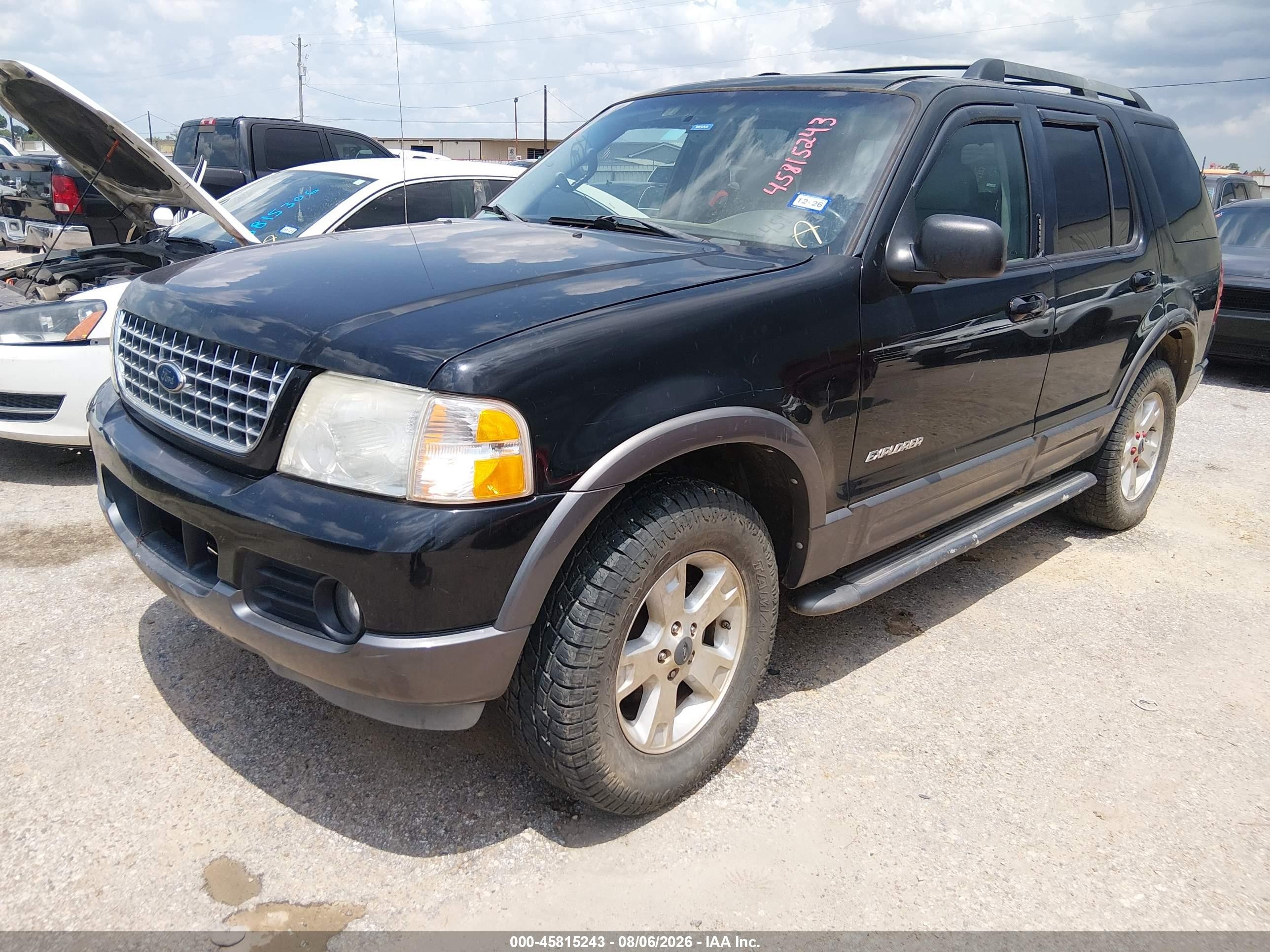 2005 Ford Explorer Xlt/xlt Sport Black vin: 1FMDU73W85UA51501