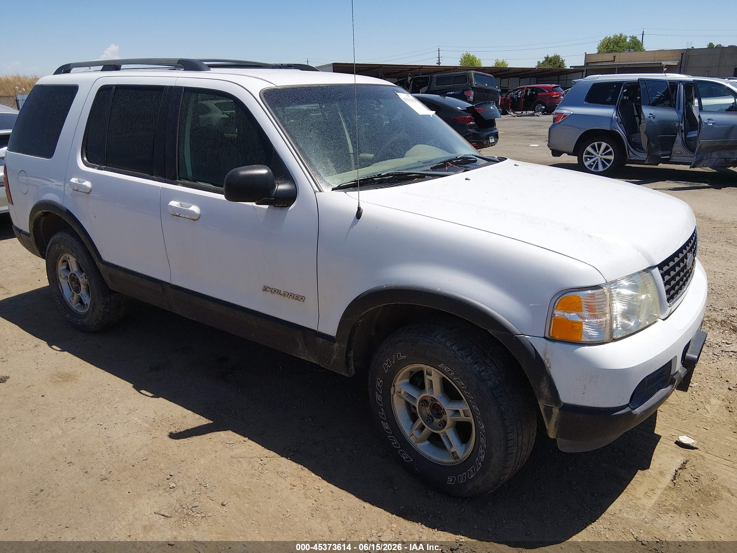 2002 Ford Explorer Eddie Bauer White vin: 1FMDU74E52ZB01940