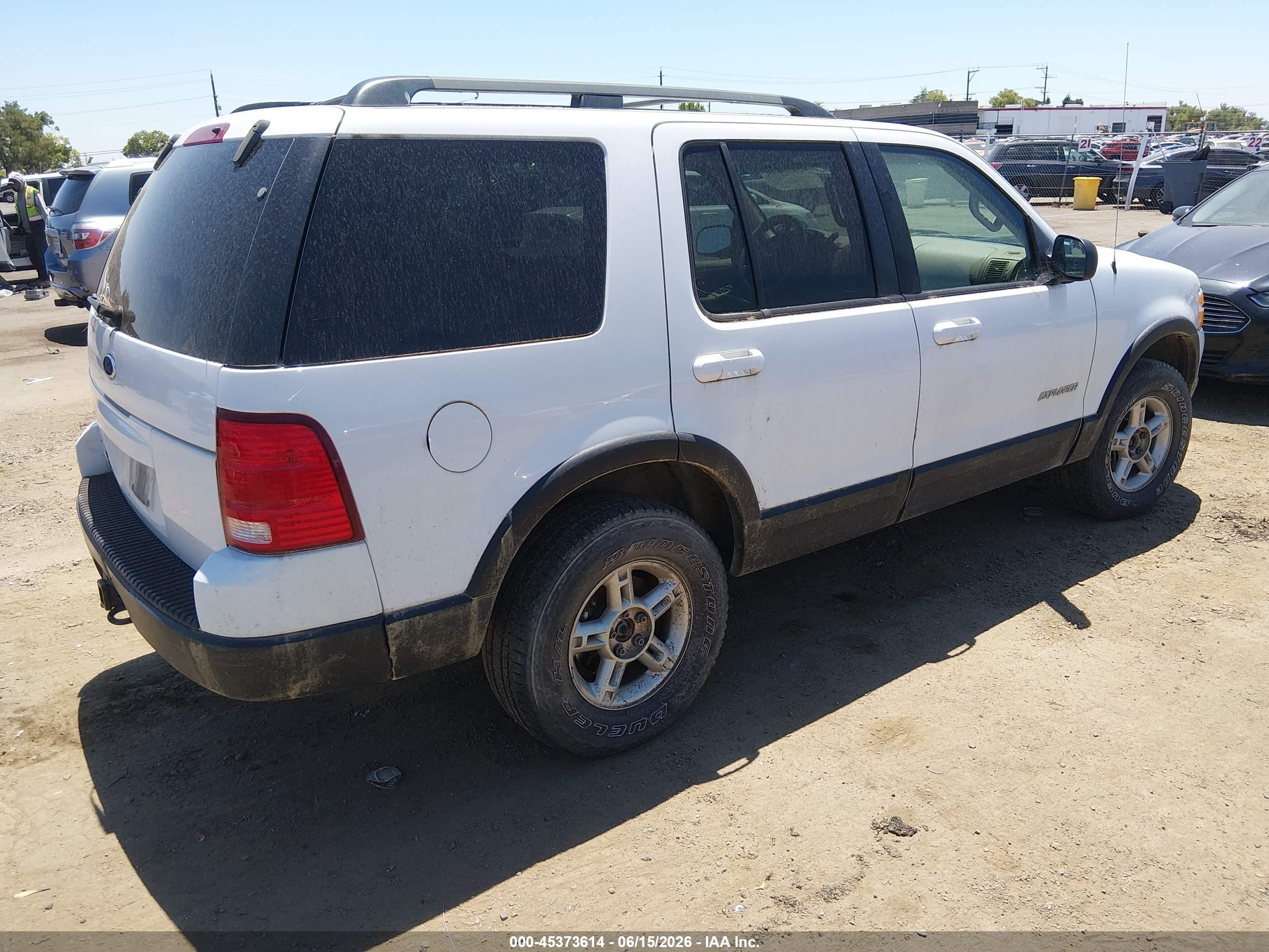 2002 Ford Explorer Eddie Bauer White vin: 1FMDU74E52ZB01940