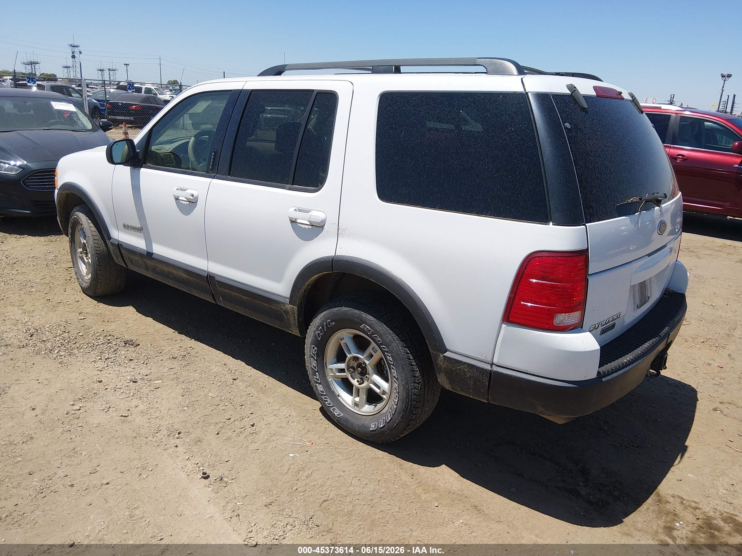 2002 Ford Explorer Eddie Bauer White vin: 1FMDU74E52ZB01940