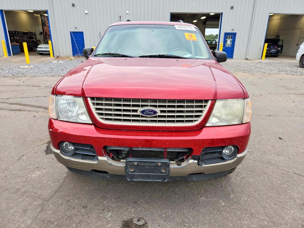 2003 Ford Explorer Eddie Bauer Red vin: 1FMDU74K03UA03287