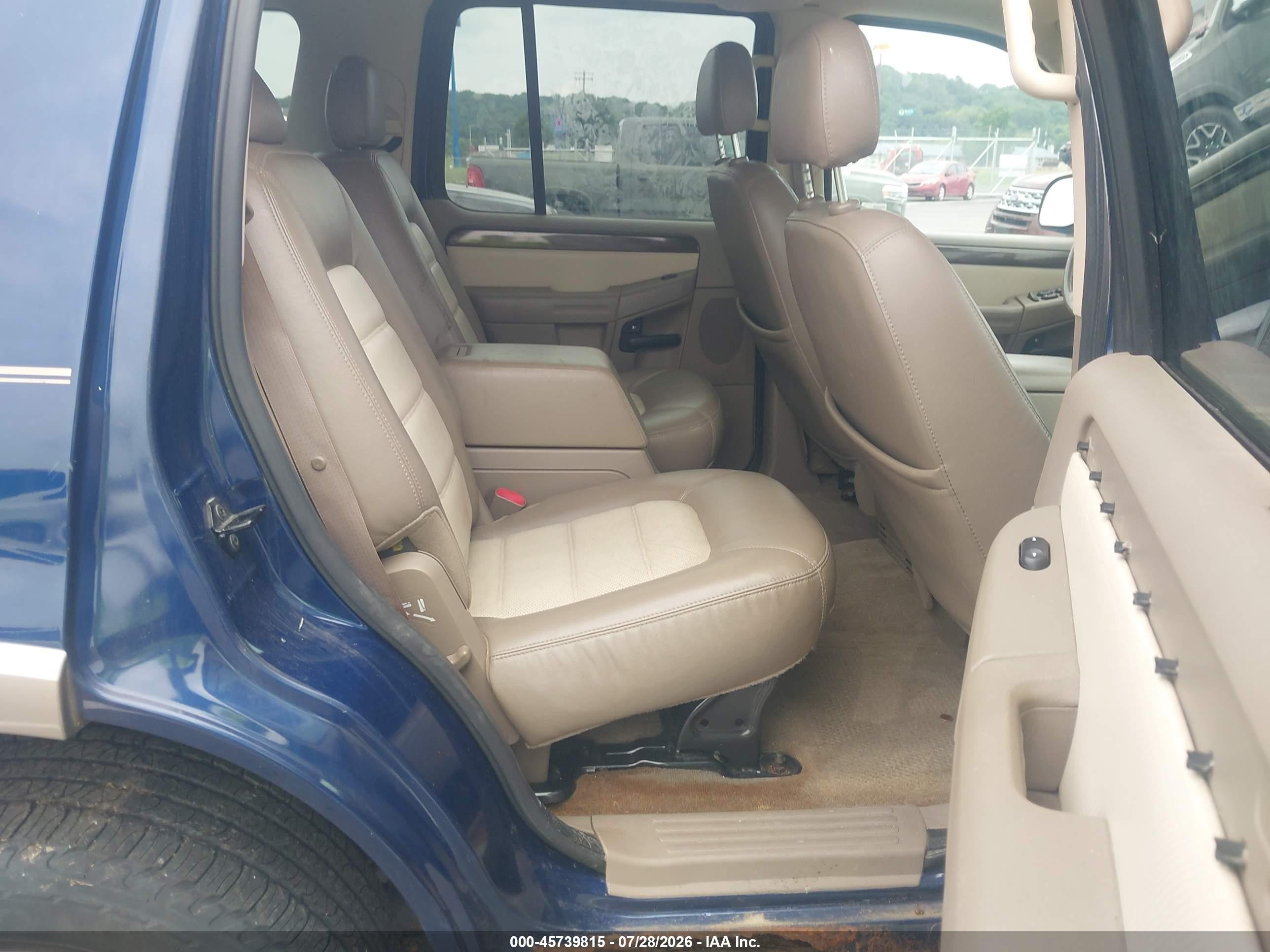 2004 Ford Explorer Eddie Bauer Blue vin: 1FMDU74K54ZA07212
