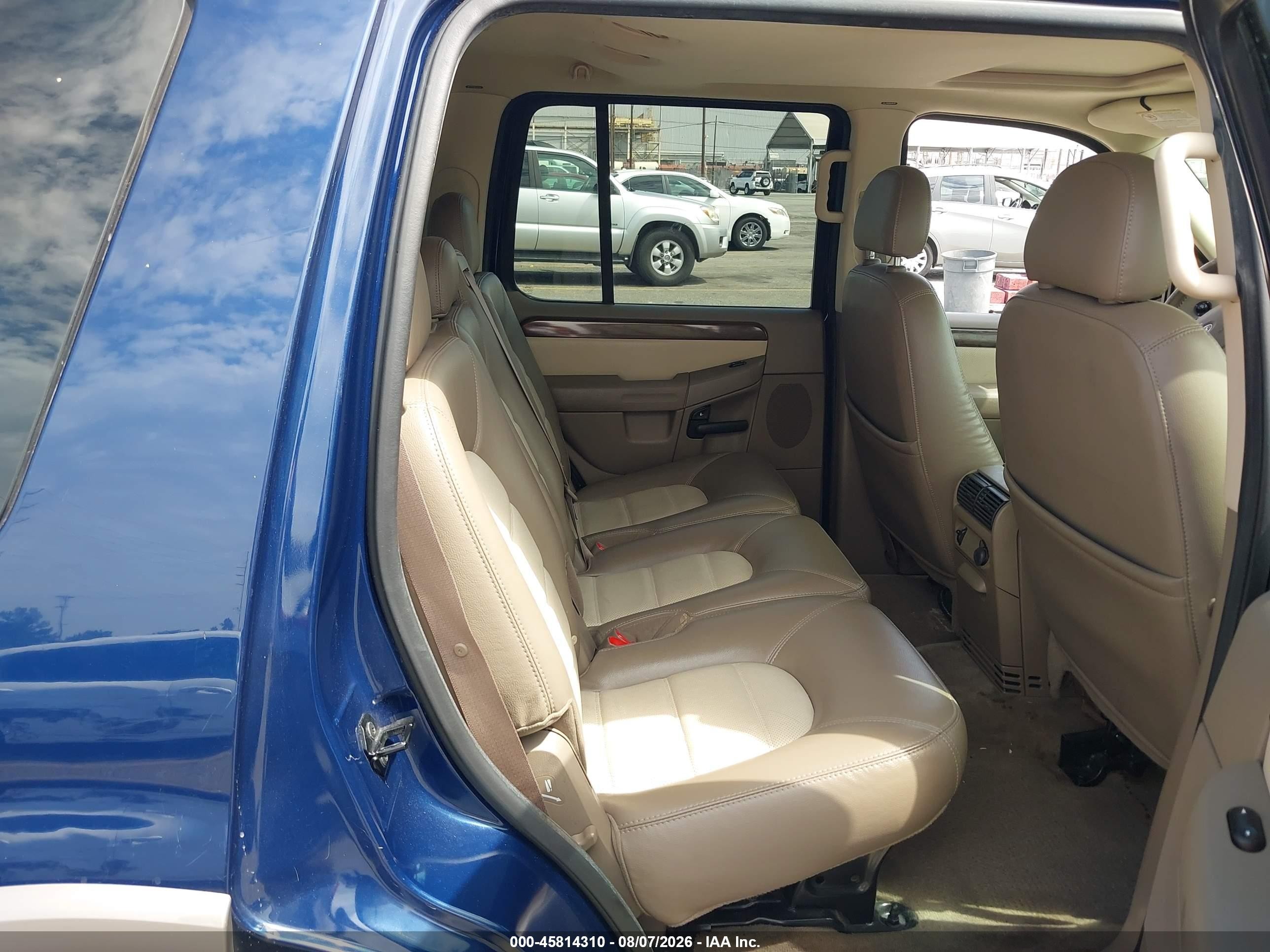 2004 Ford Explorer Eddie Bauer Blue vin: 1FMDU74W54ZA05401
