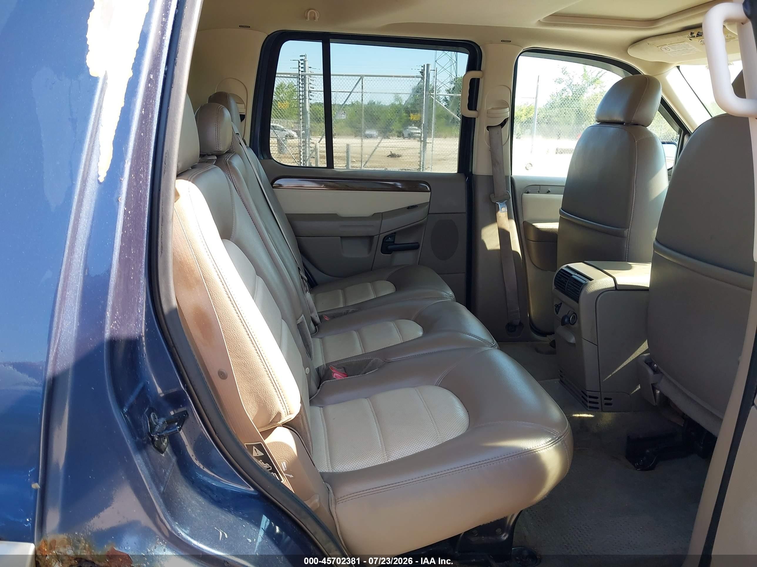 2003 Ford Explorer Eddie Bauer Синий vin: 1FMDU74W73ZA17967