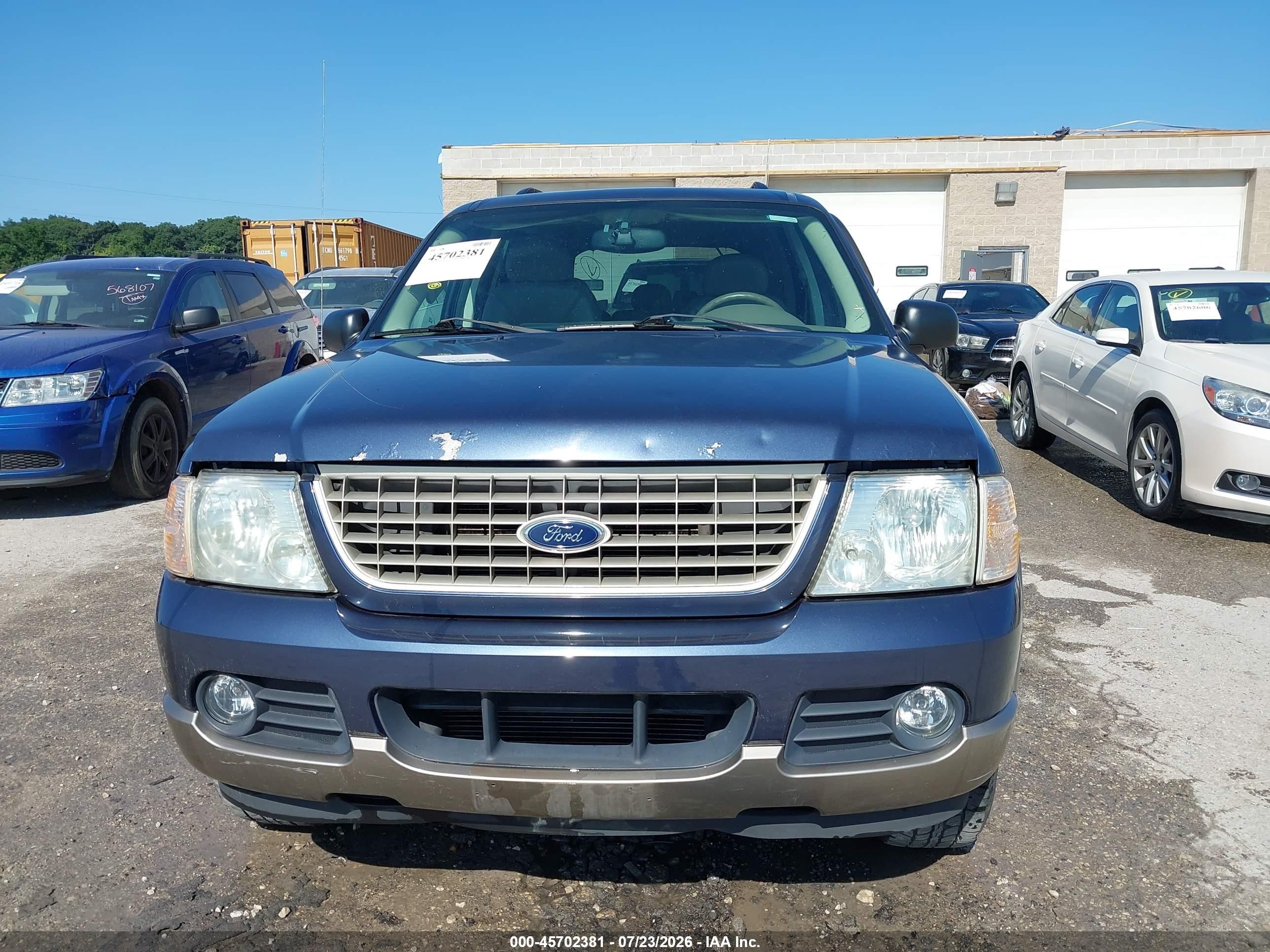 2003 Ford Explorer Eddie Bauer Синий vin: 1FMDU74W73ZA17967