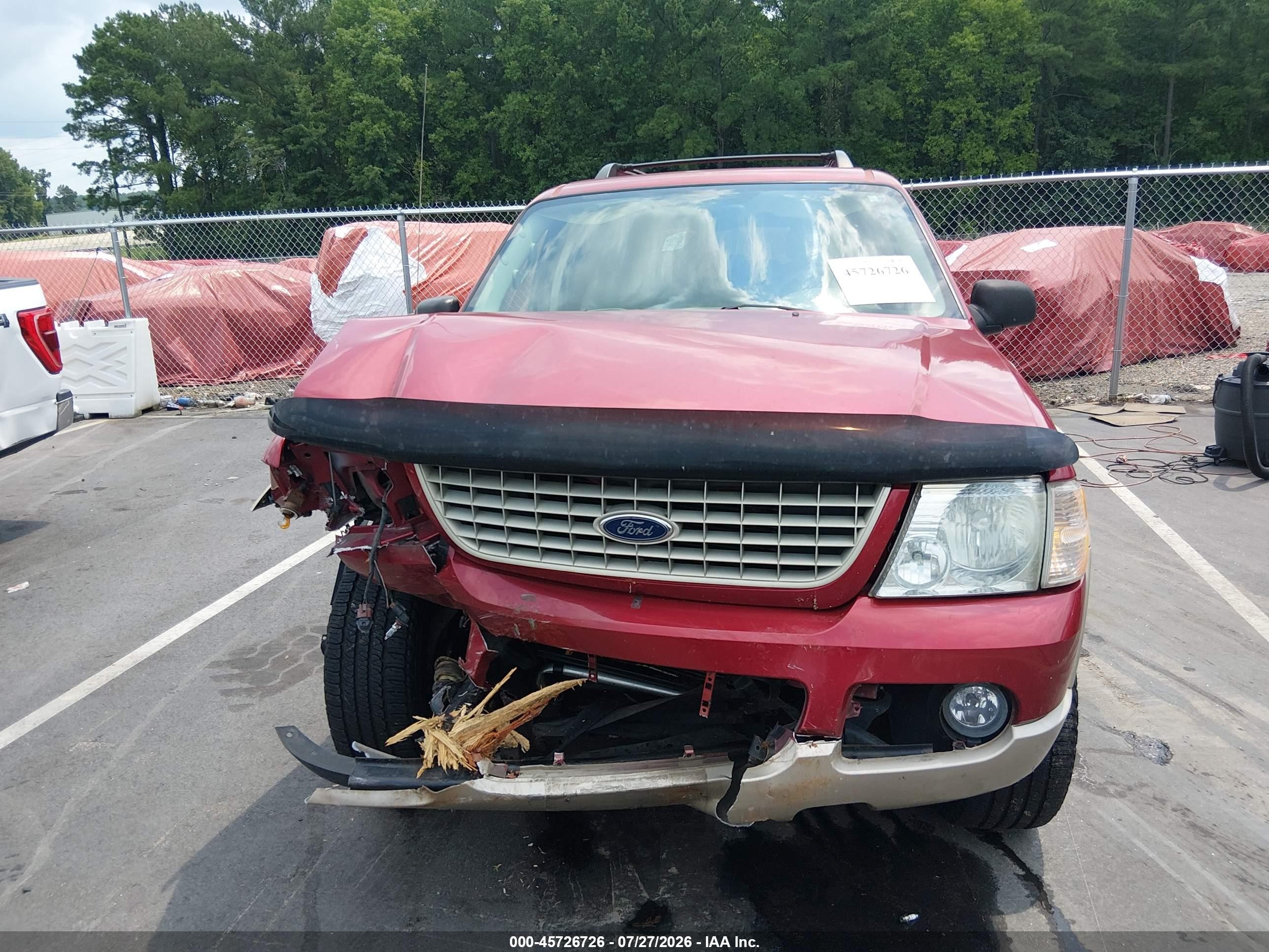 2005 Ford Explorer Eddie Bauer Red vin: 1FMDU74W85UB88467