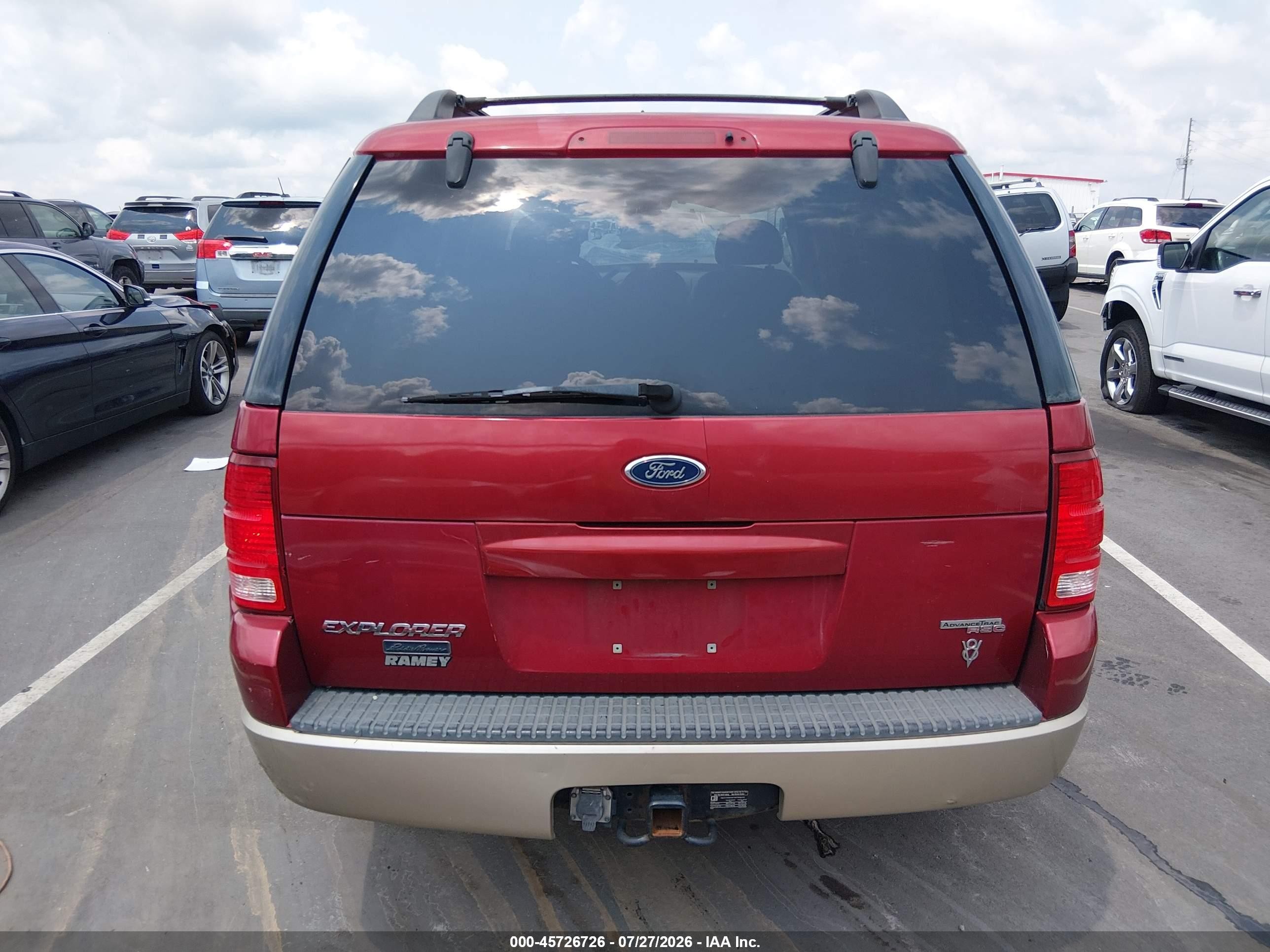 2005 Ford Explorer Eddie Bauer Red vin: 1FMDU74W85UB88467
