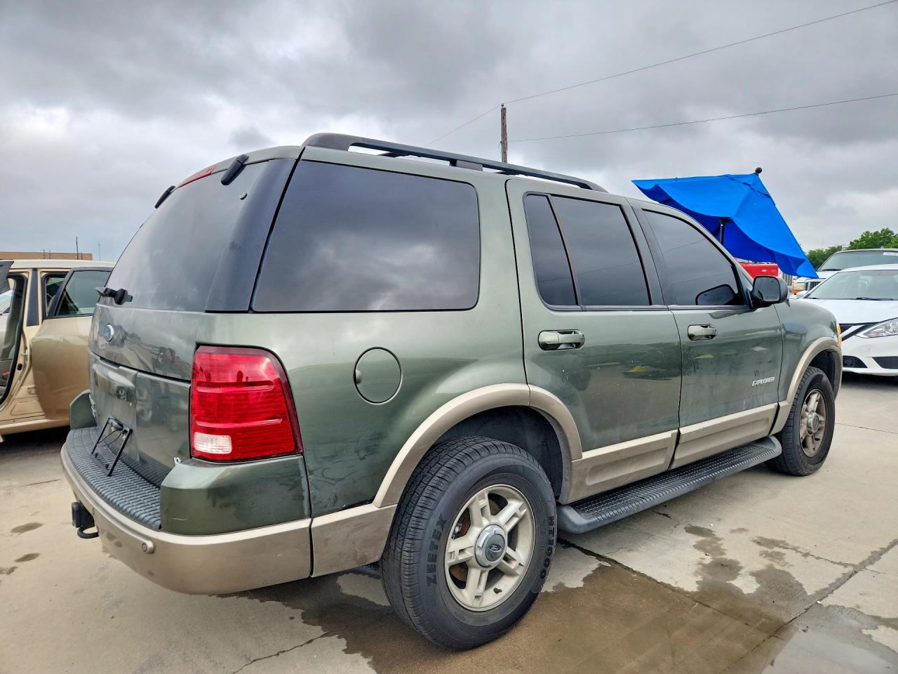 2002 Ford Explorer Eddie Bauer Green vin: 1FMDU74WX2ZC05137