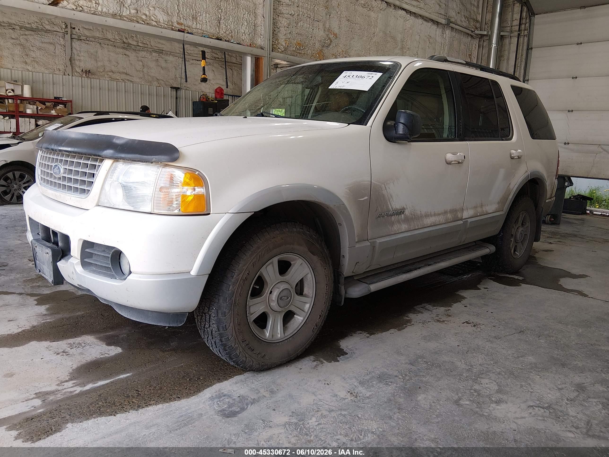 2002 Ford Explorer Limited White vin: 1FMDU75E32ZA47746