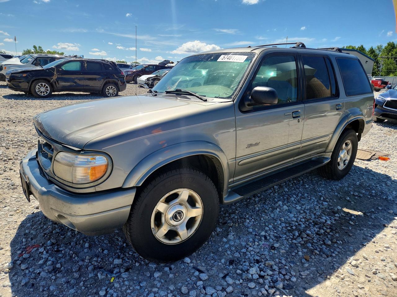 2001 Ford Explorer Limited Tan vin: 1FMDU75E41ZA34079