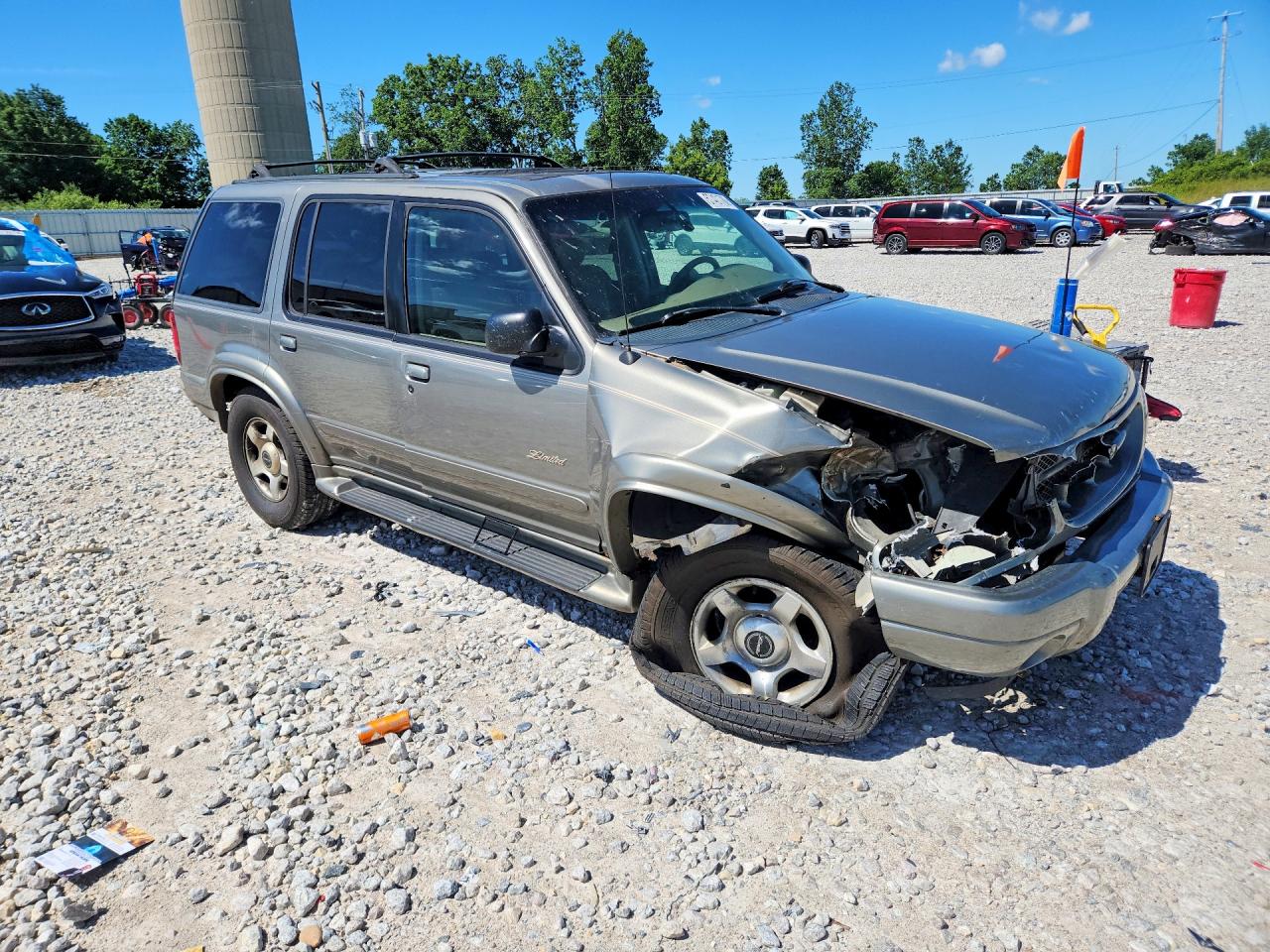 2001 Ford Explorer Limited Tan vin: 1FMDU75E41ZA34079