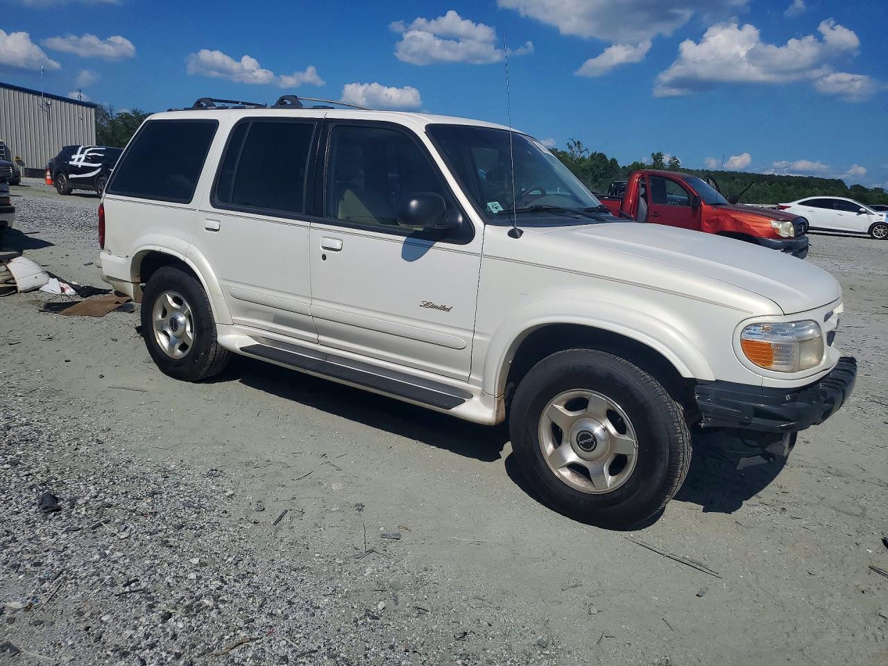 2000 Ford Explorer Limited White vin: 1FMDU75E9YZC02454