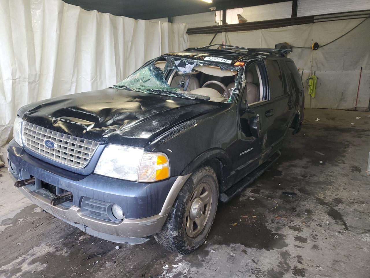 2002 Ford Explorer Black vin: 1FMDU75EX2UA67456